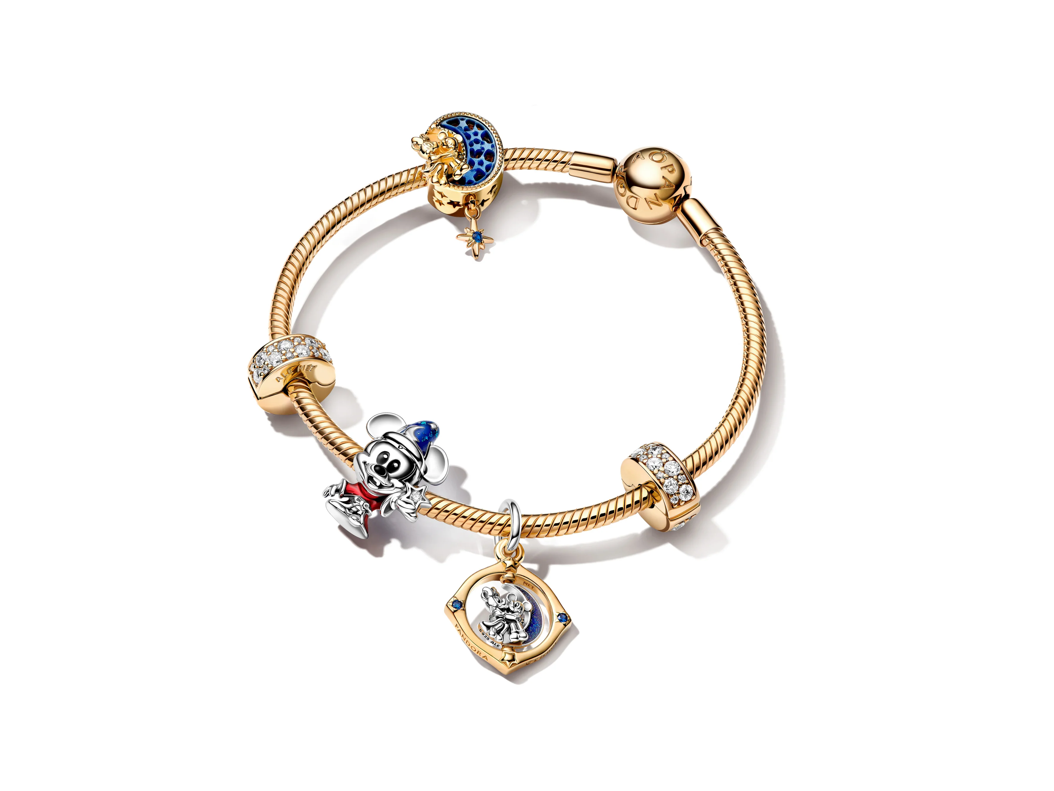 14K Gold-Plated Clip With Clear Cubic Zirconia And Silicone Grip - Image 4