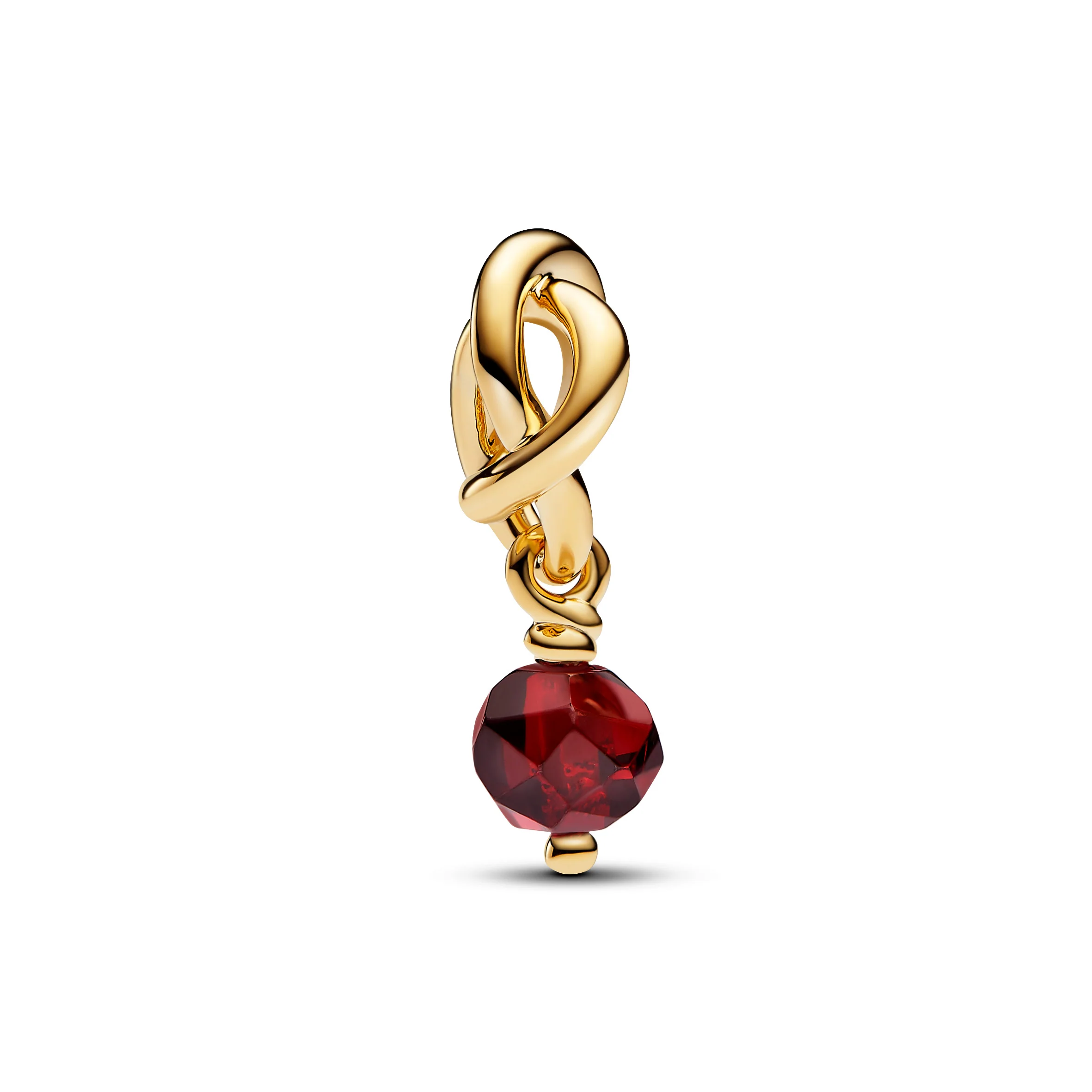 14K Gold-Plated Dangle With Salsa Red Crystal - Image 4