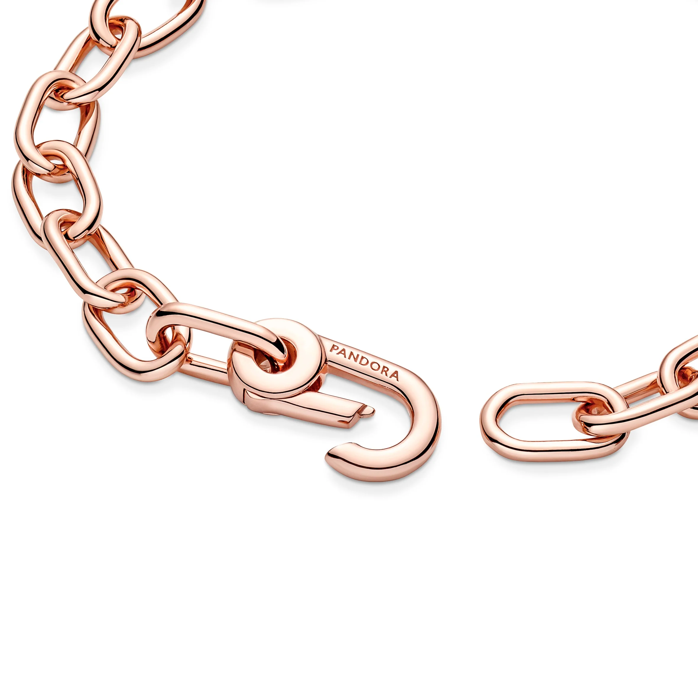 14K Rose Gold-Plated Link Bracelet - Image 2
