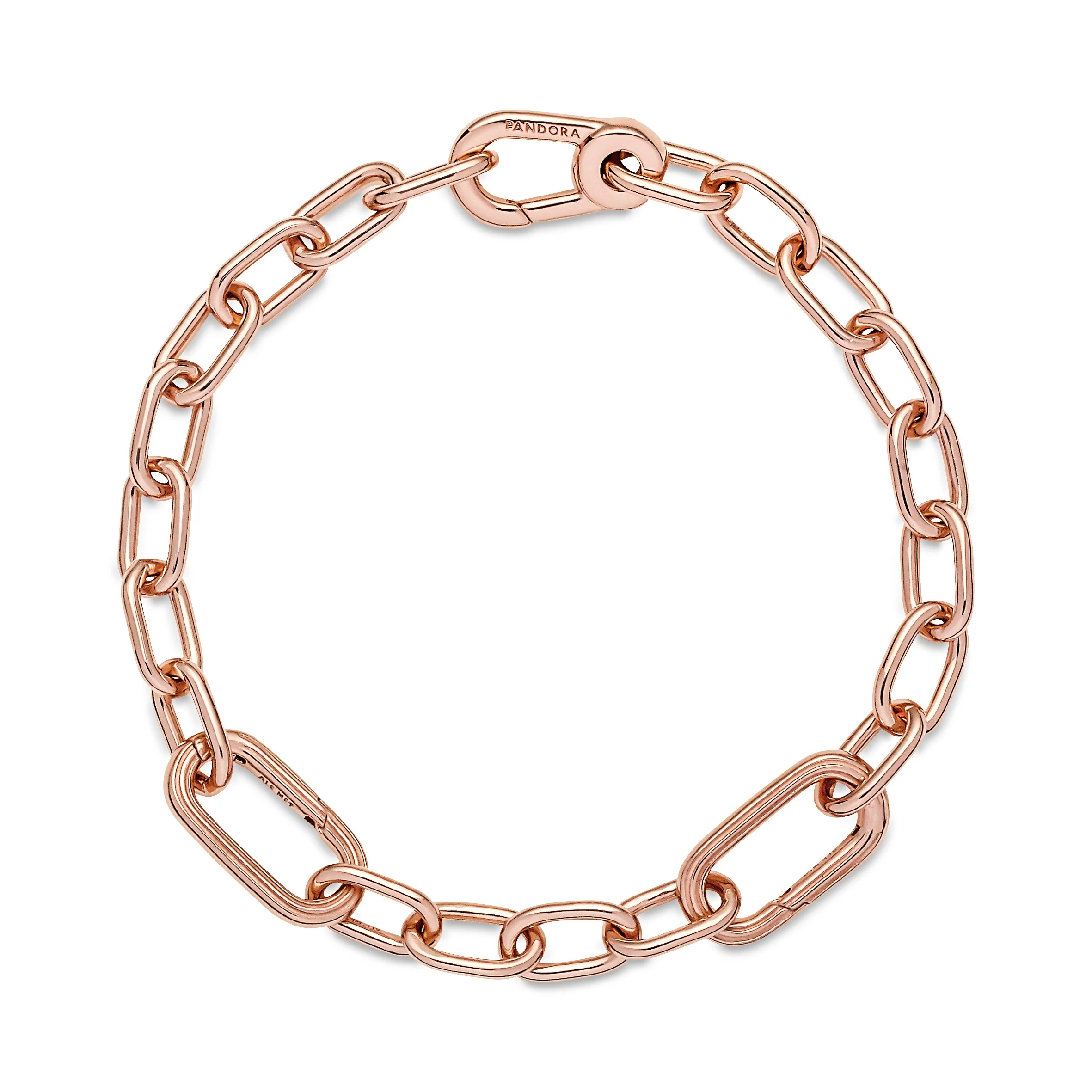 14K Rose Gold-Plated Link Bracelet - Image 4