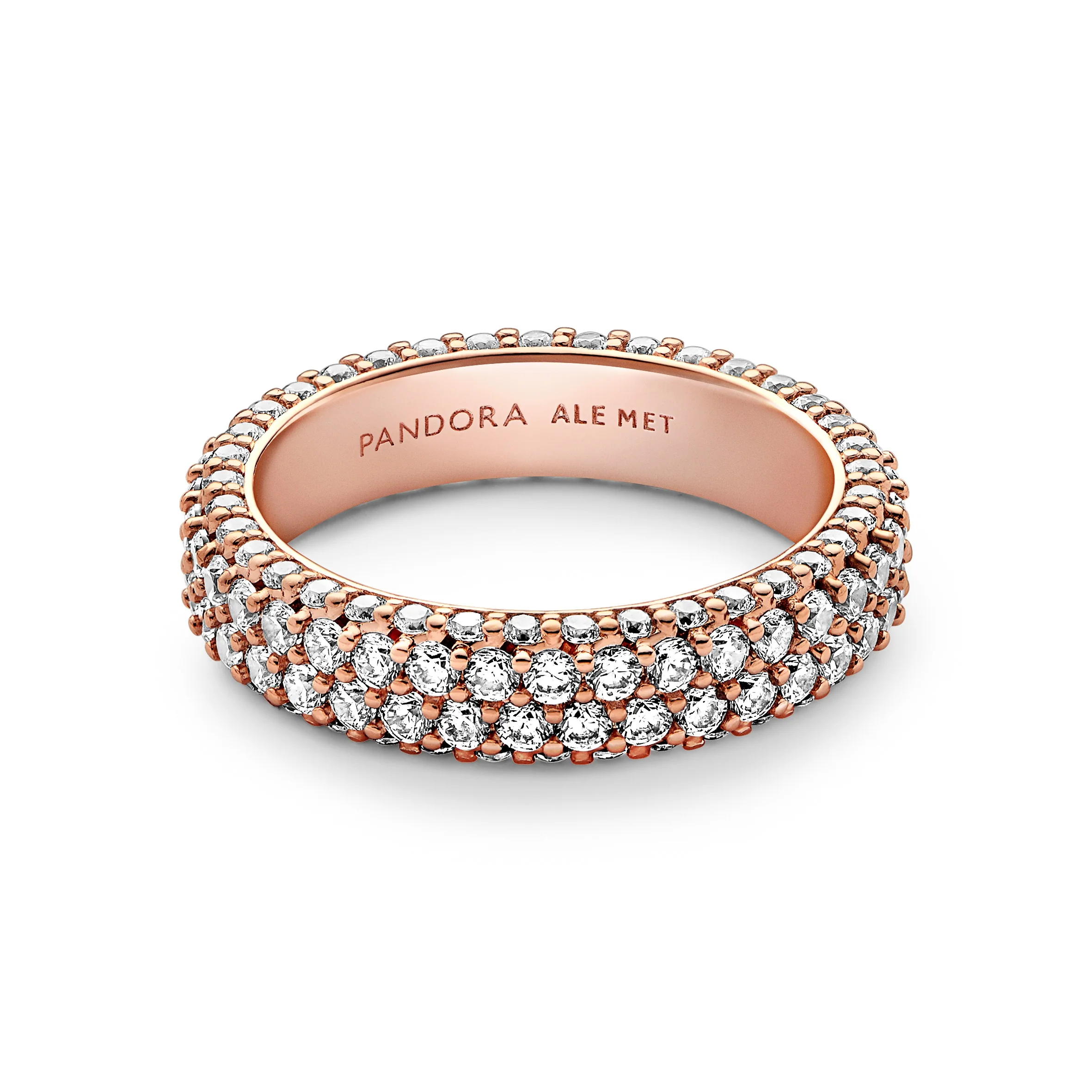 14K Rose Gold-Plated Ring With Clear Cubic Zirconia - Image 4