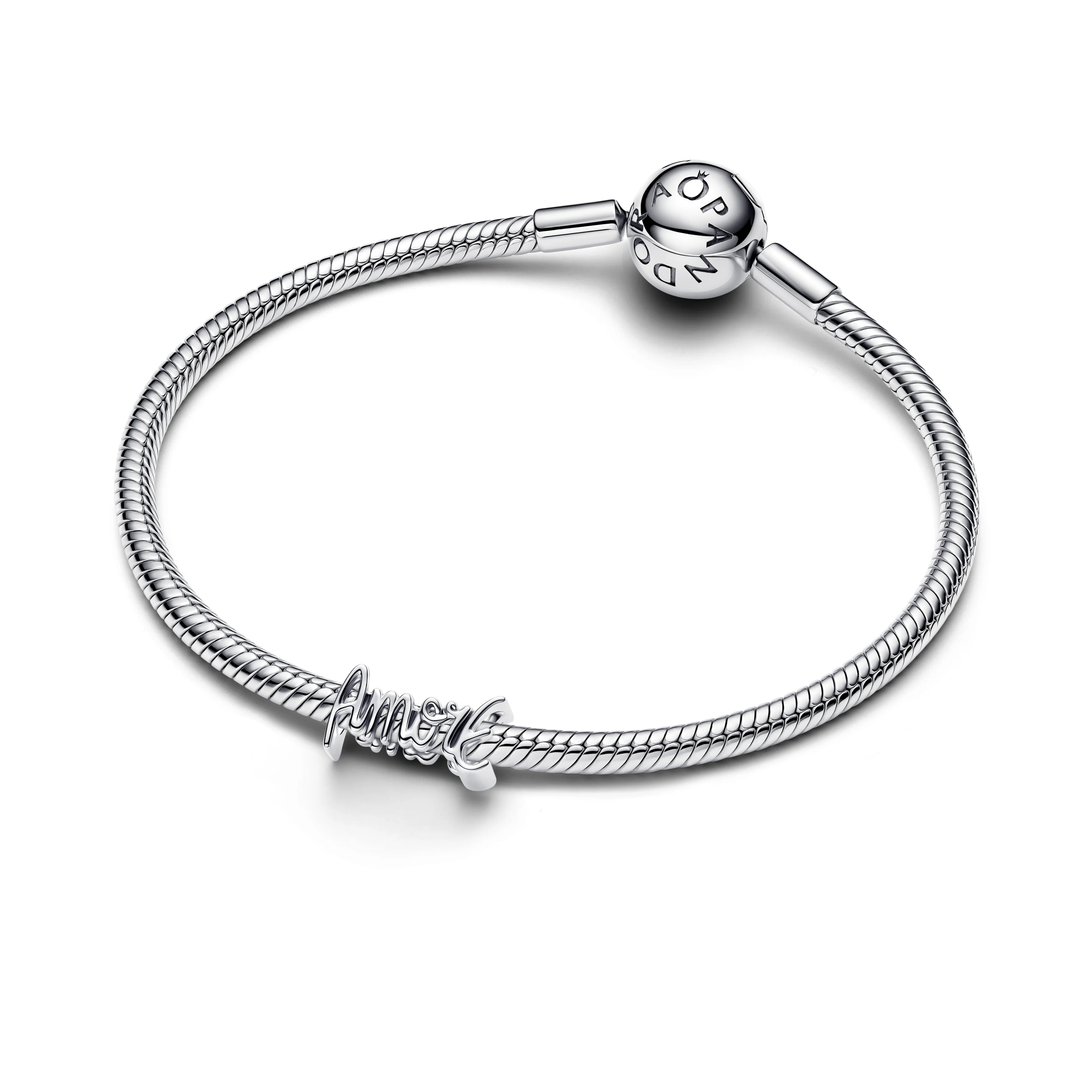 Amore Sterling Silver Charm - Image 2