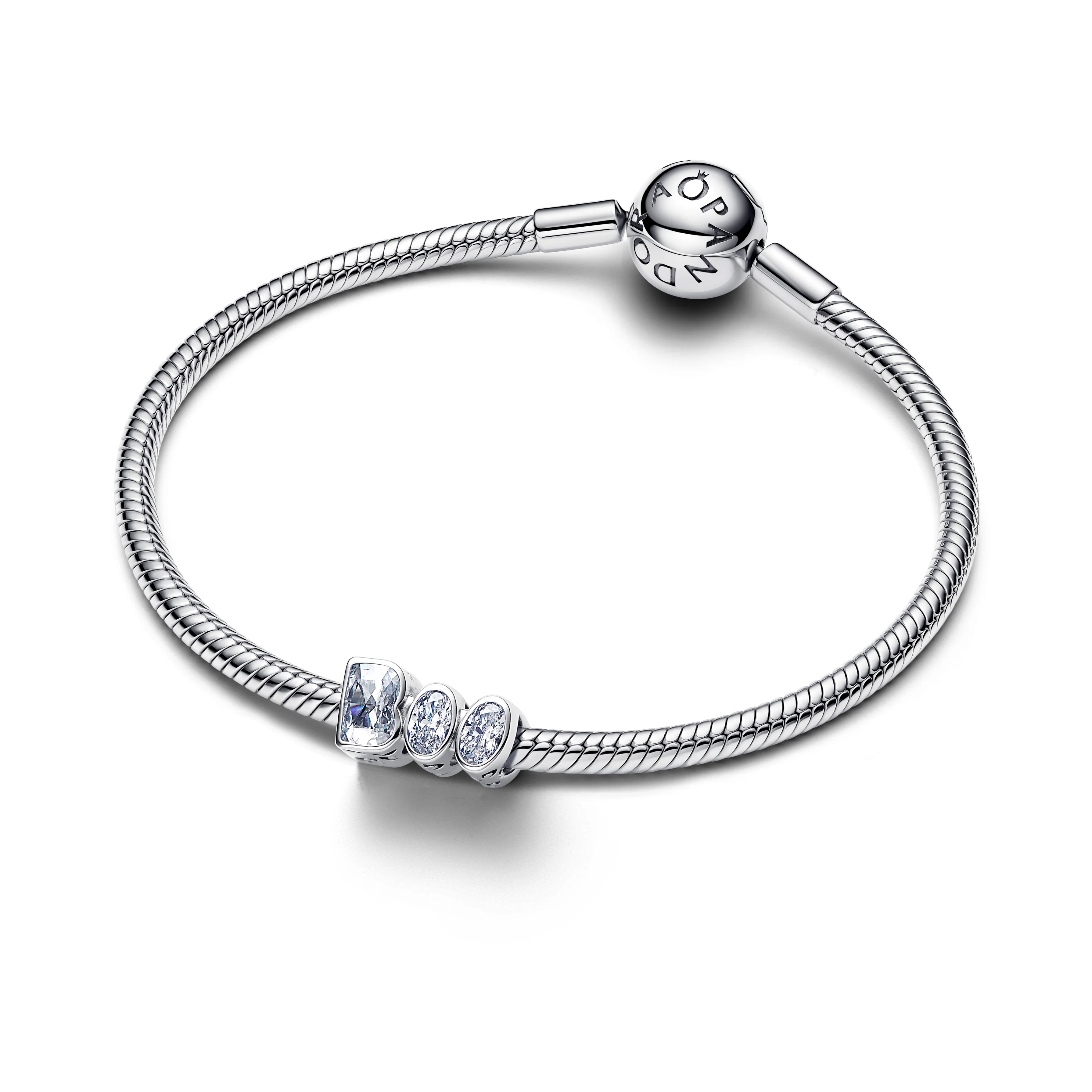 Boo Sterling Silver Charm With Clear Cubic Zirconia And Glow In The Dark Enamel - Image 4
