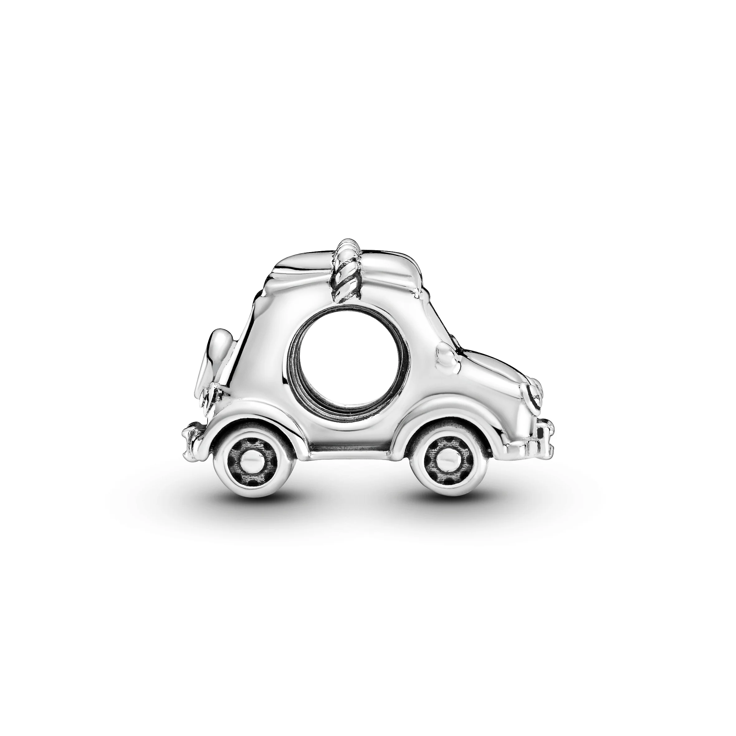 Car Sterling Silver Charm With Red Enamel - Image 2
