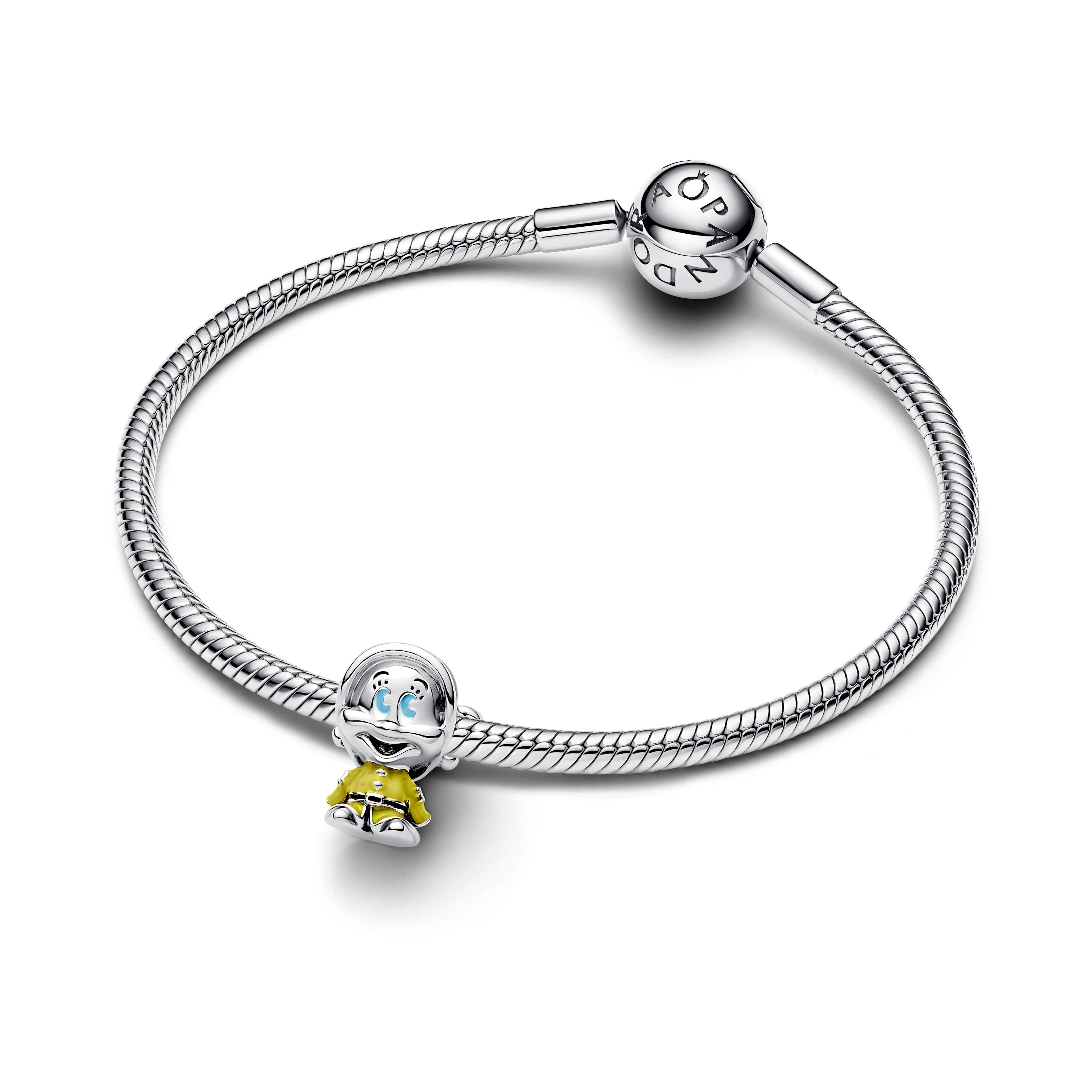 Disney Dopey Sterling Silver Charm With Purple, Black, White, Blue And Olive Green Enamel - Image 4