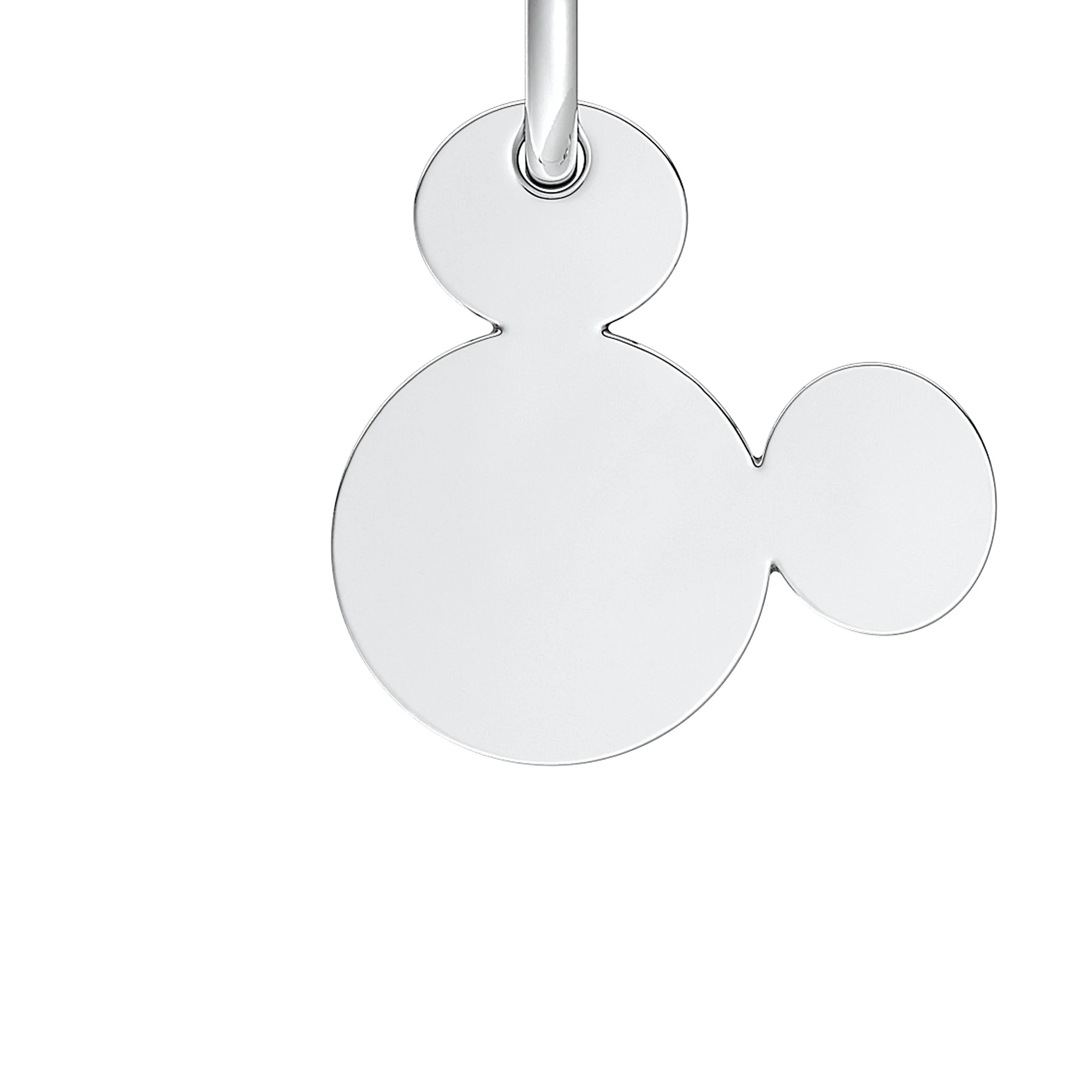 Disney Engravable Mickey Mouse Sterling Silver Dangle - Image 6