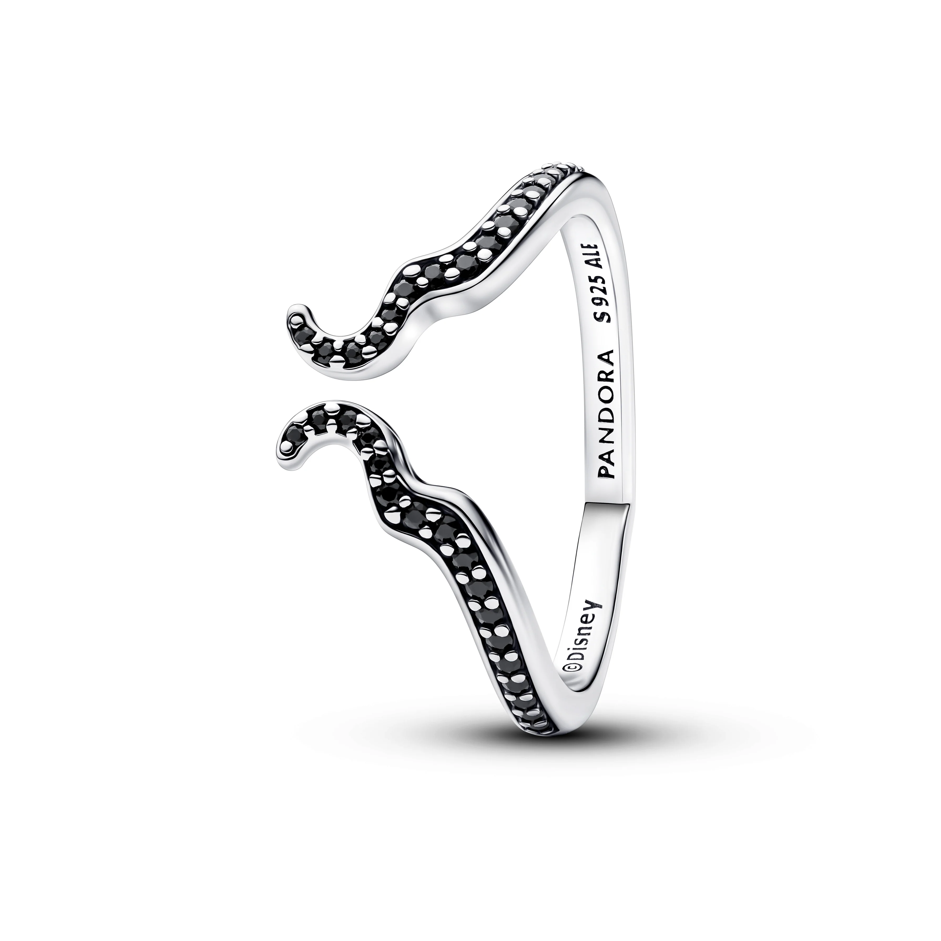 Disney Maleficent Sterling Silver Ring With Black Crystal - Image 4