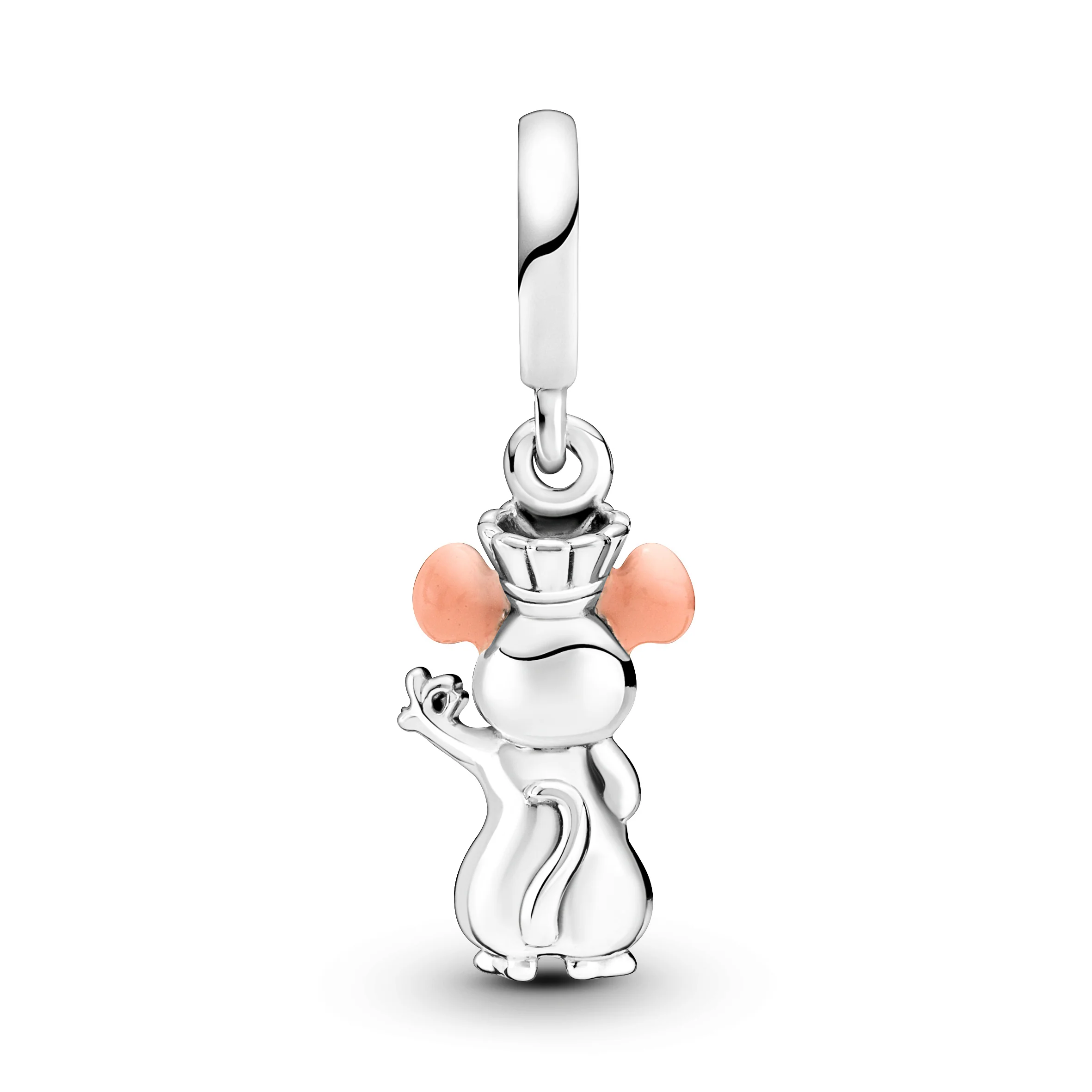 Disney Pixar Remy Sterling Silver Dangle With Pink And Black Enamel - Image 6