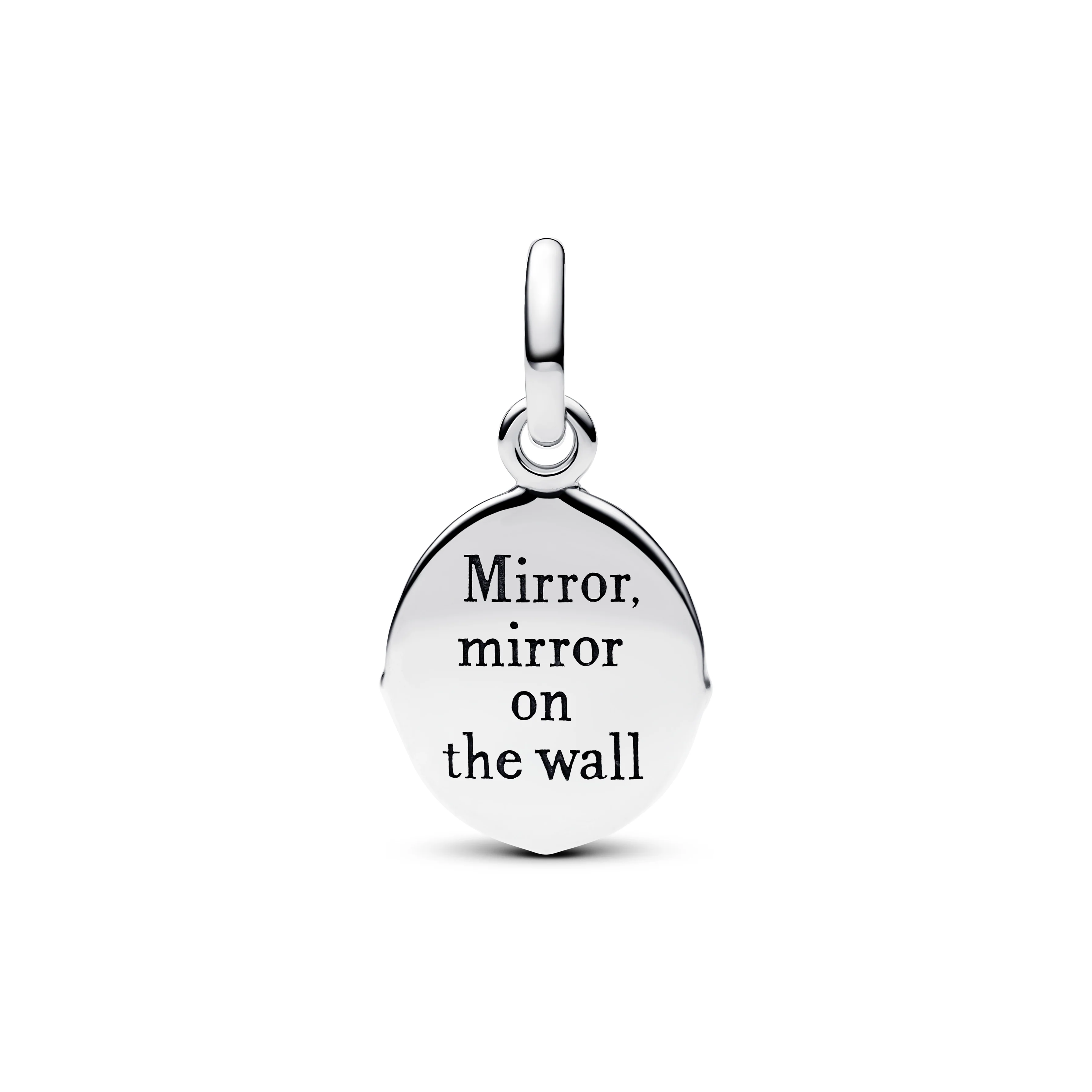 Disney Snow White Mirror Sterling Silver Dangle With Clear Cubic Zirconia And Color Changing Enamel - Image 3