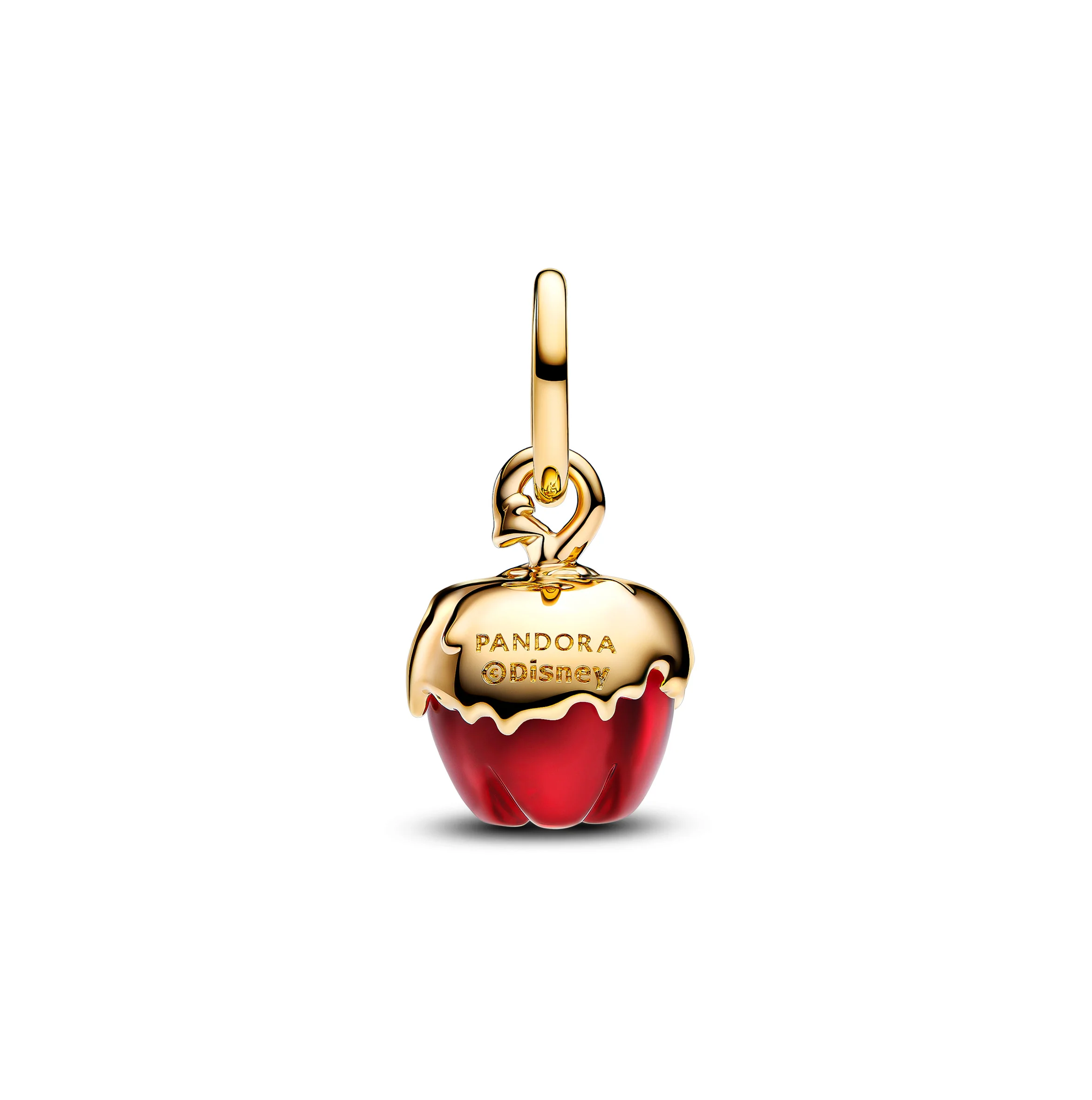Disney Villains Evil Queen Apple 14K Gold-Plated Dangle With Red Murano Glass - Image 4