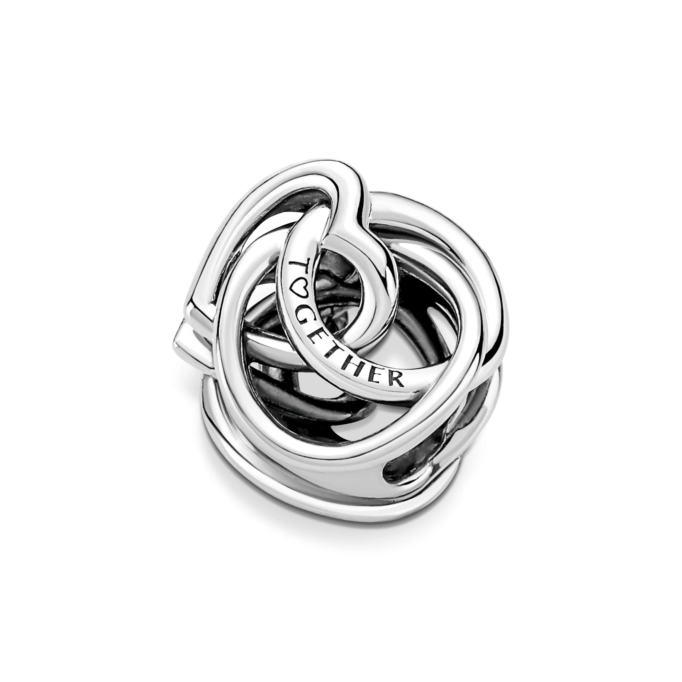 Encircled Heart Sterling Silver Charm - Image 7