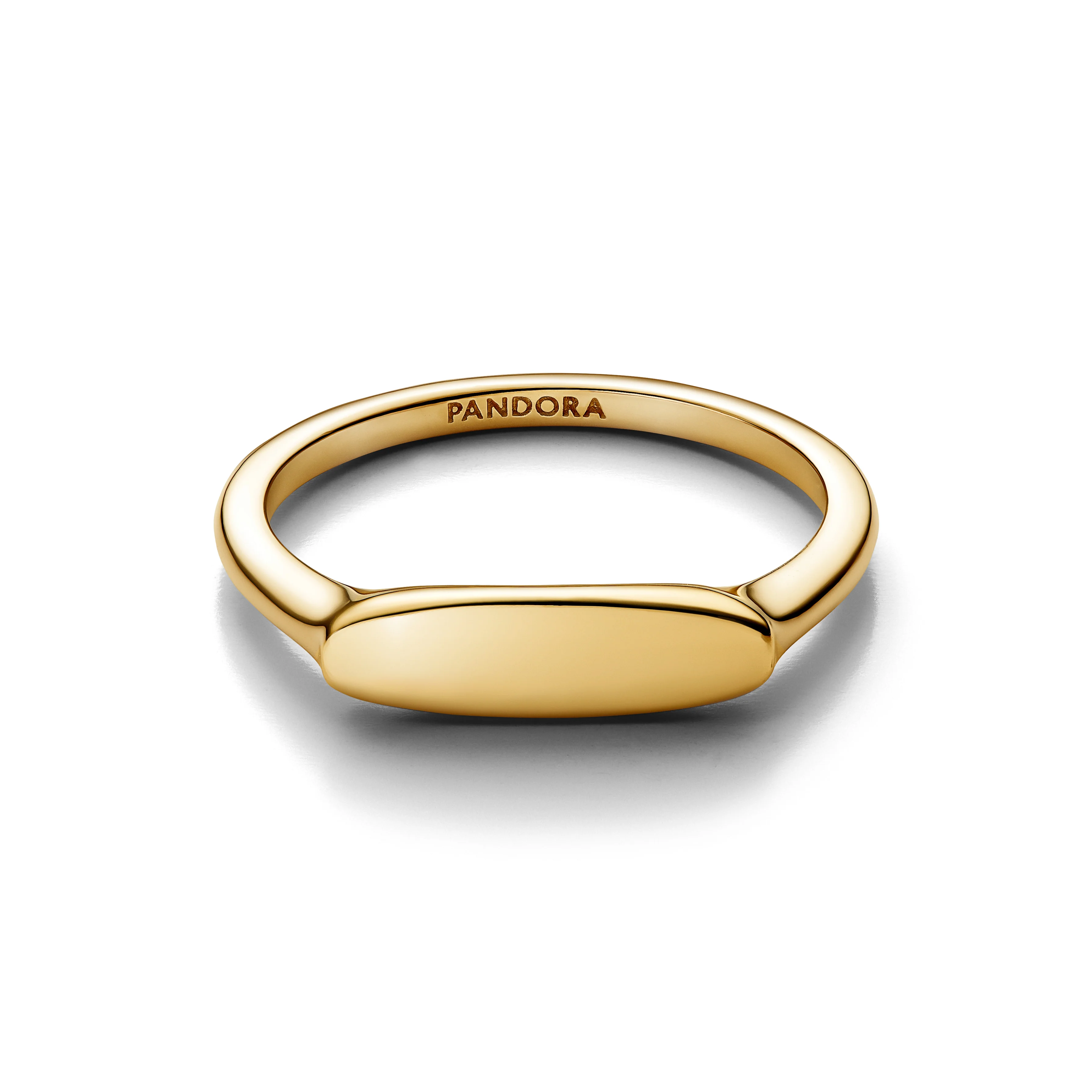 Engravable 14K Gold-Plated Ring - Image 3