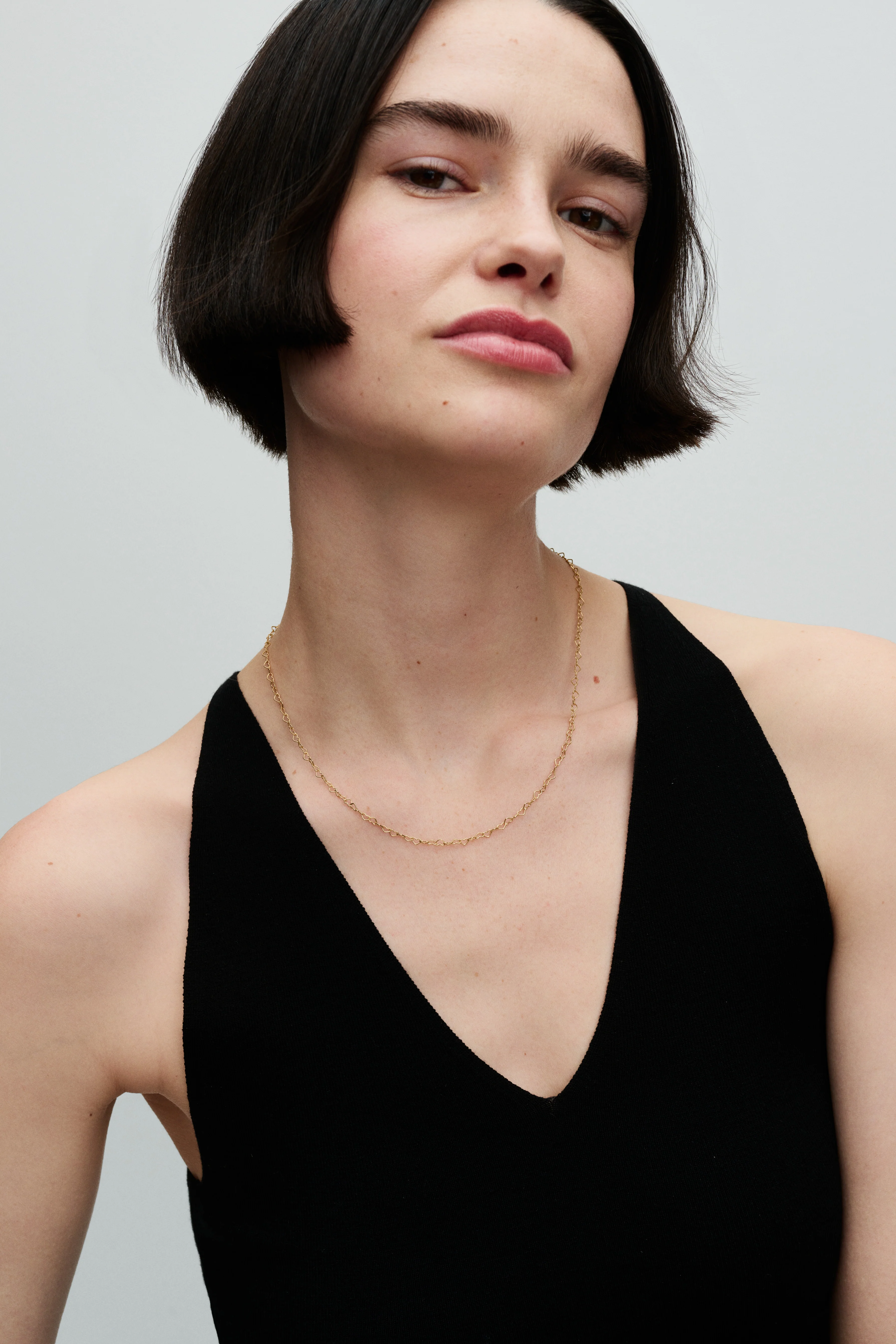 Heart 14K Gold-Plated Collier - Image 3