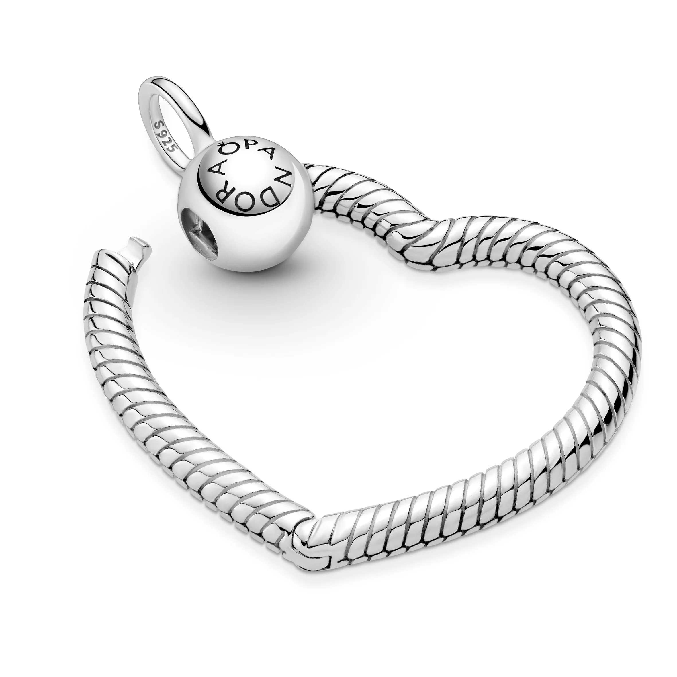 Heart Sterling Silver O Pendant - Image 4