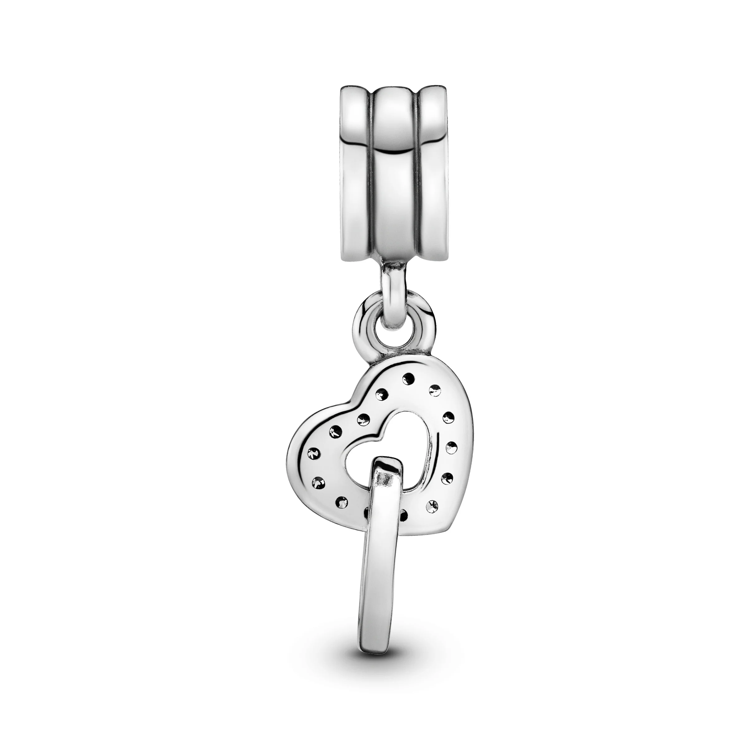 Hearts Silver Dangle With Cubic Zirconia - Image 4