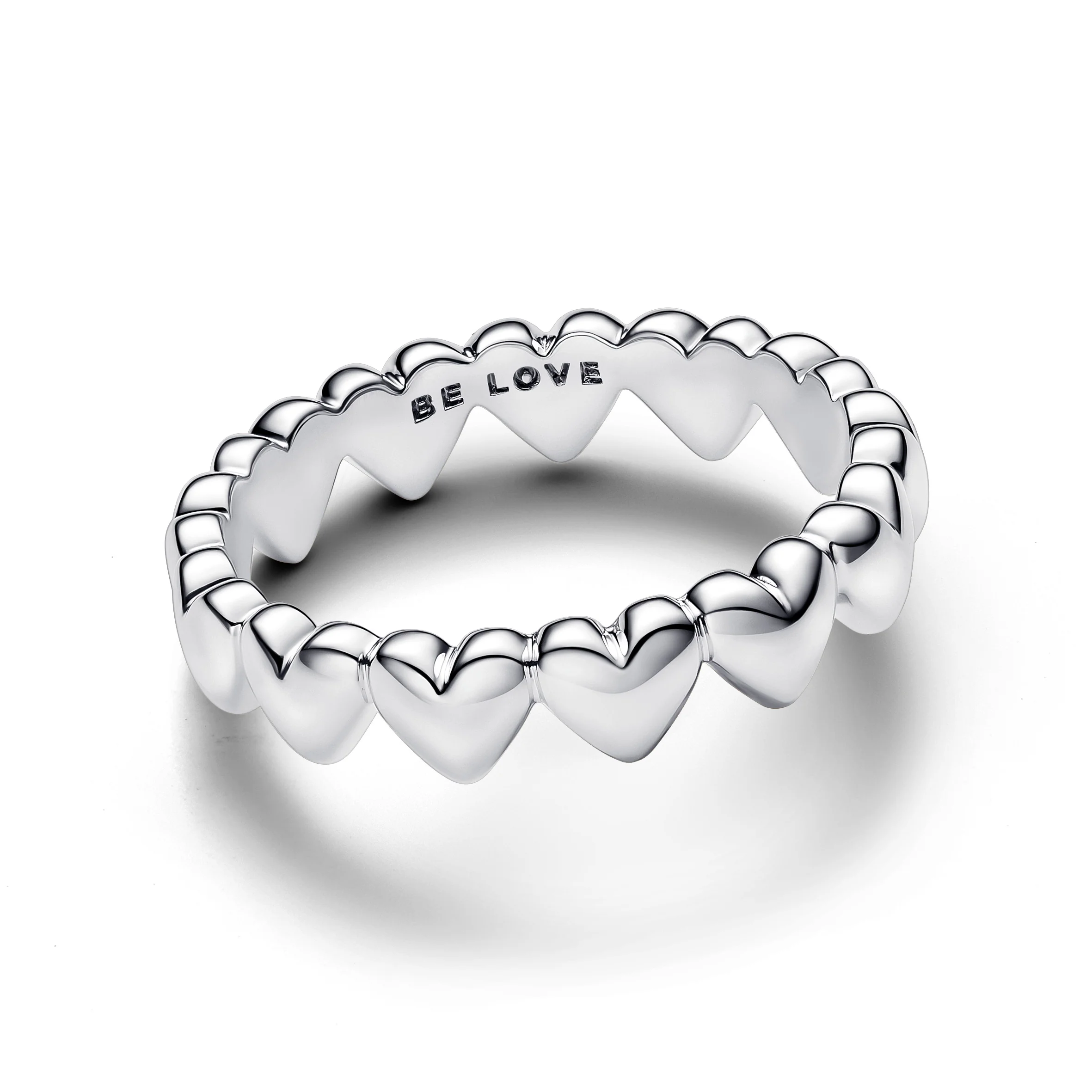Hearts Sterling Silver Ring - Image 3