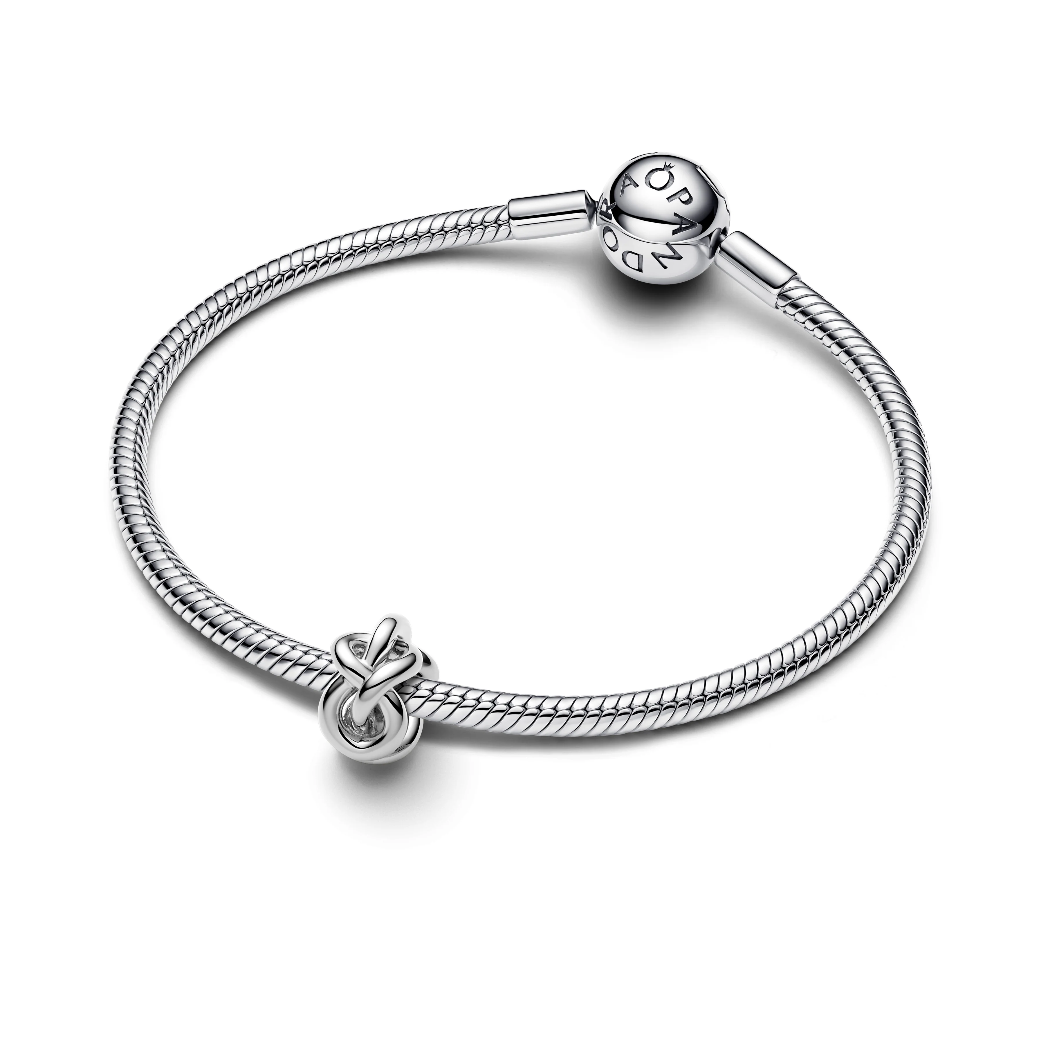 Infinity Knot Sterling Silver Charm - Image 4