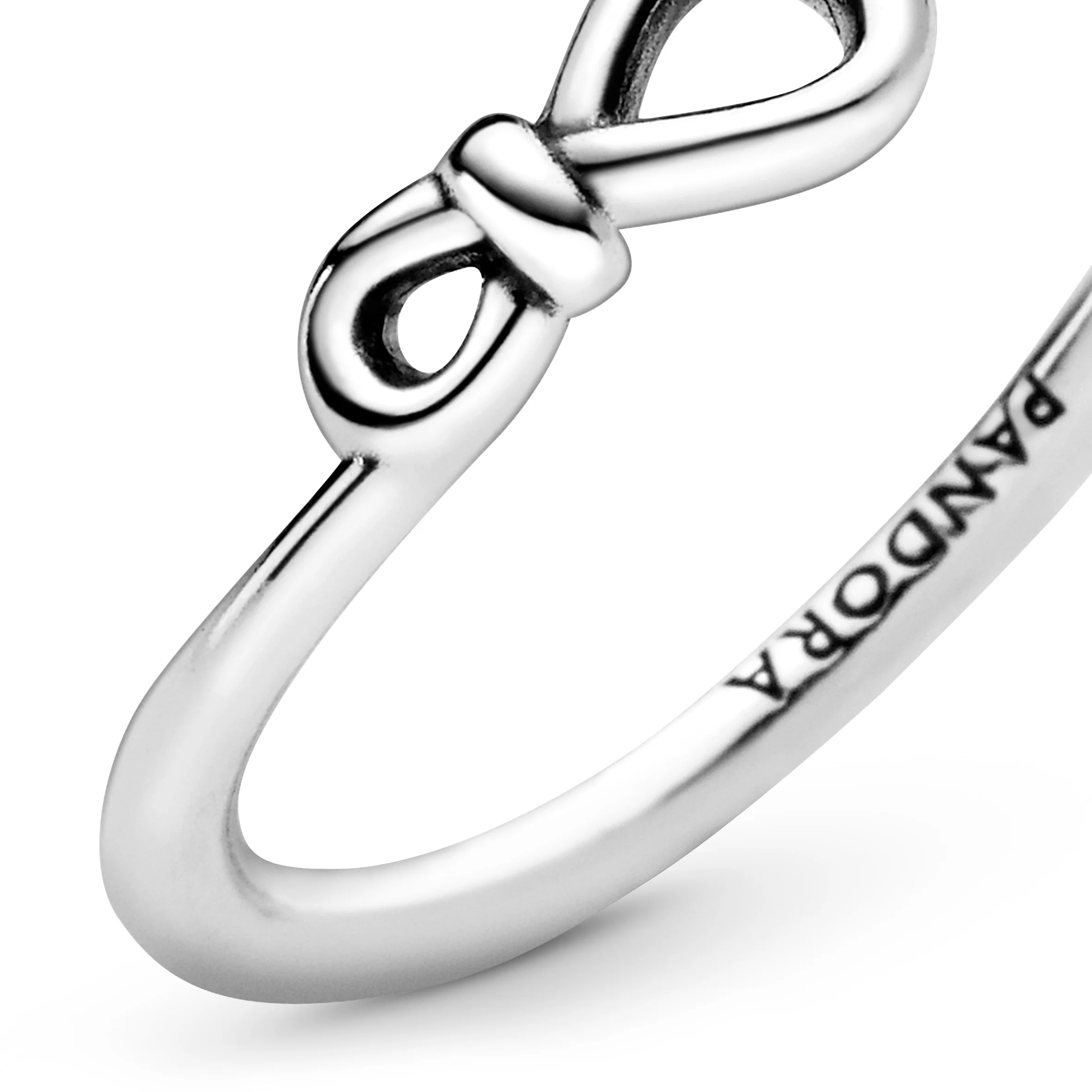 Infinity Sterling Silver Ring - Image 3