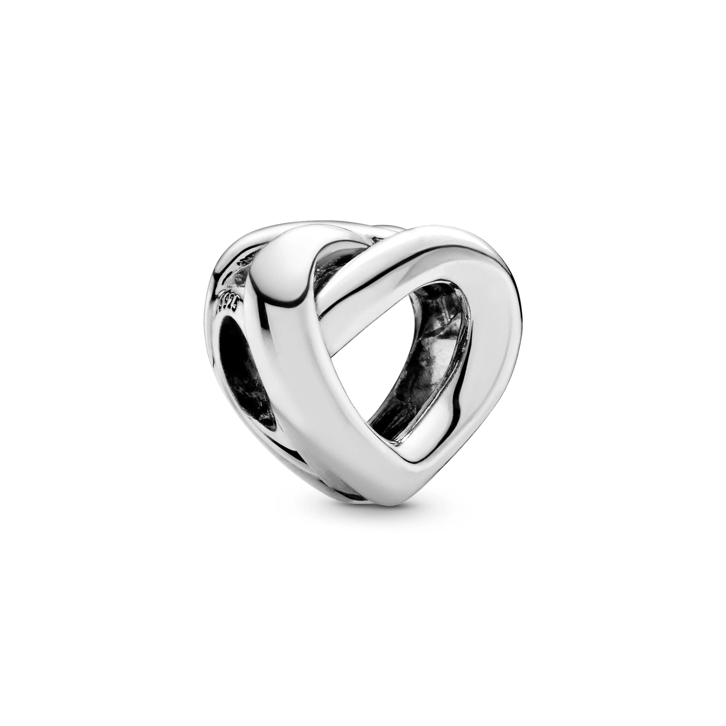 Knotted Heart Silver Charm - Image 3