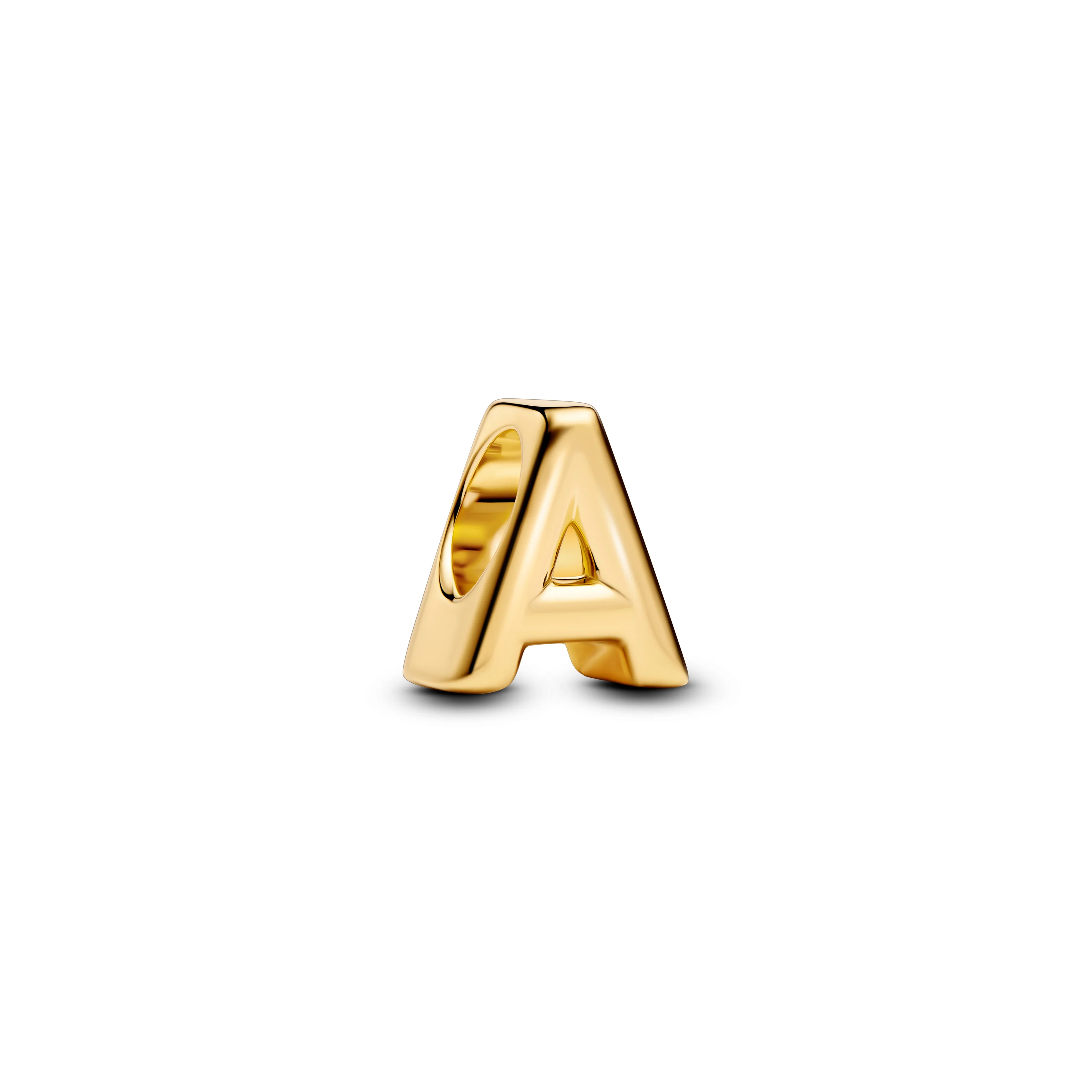 Letter A 14K Gold-Plated Charm - Image 5