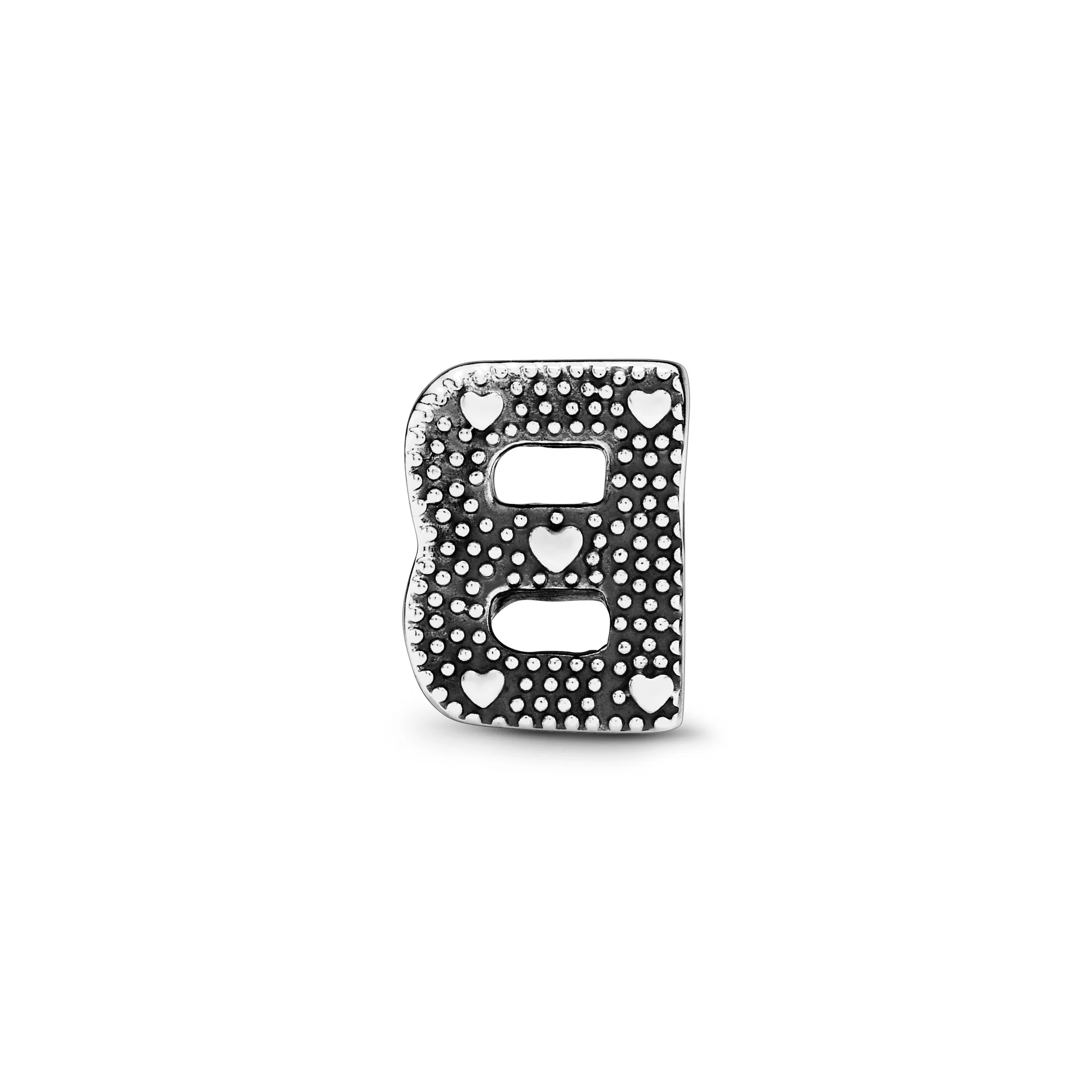 Letter B Silver Charm - Image 3