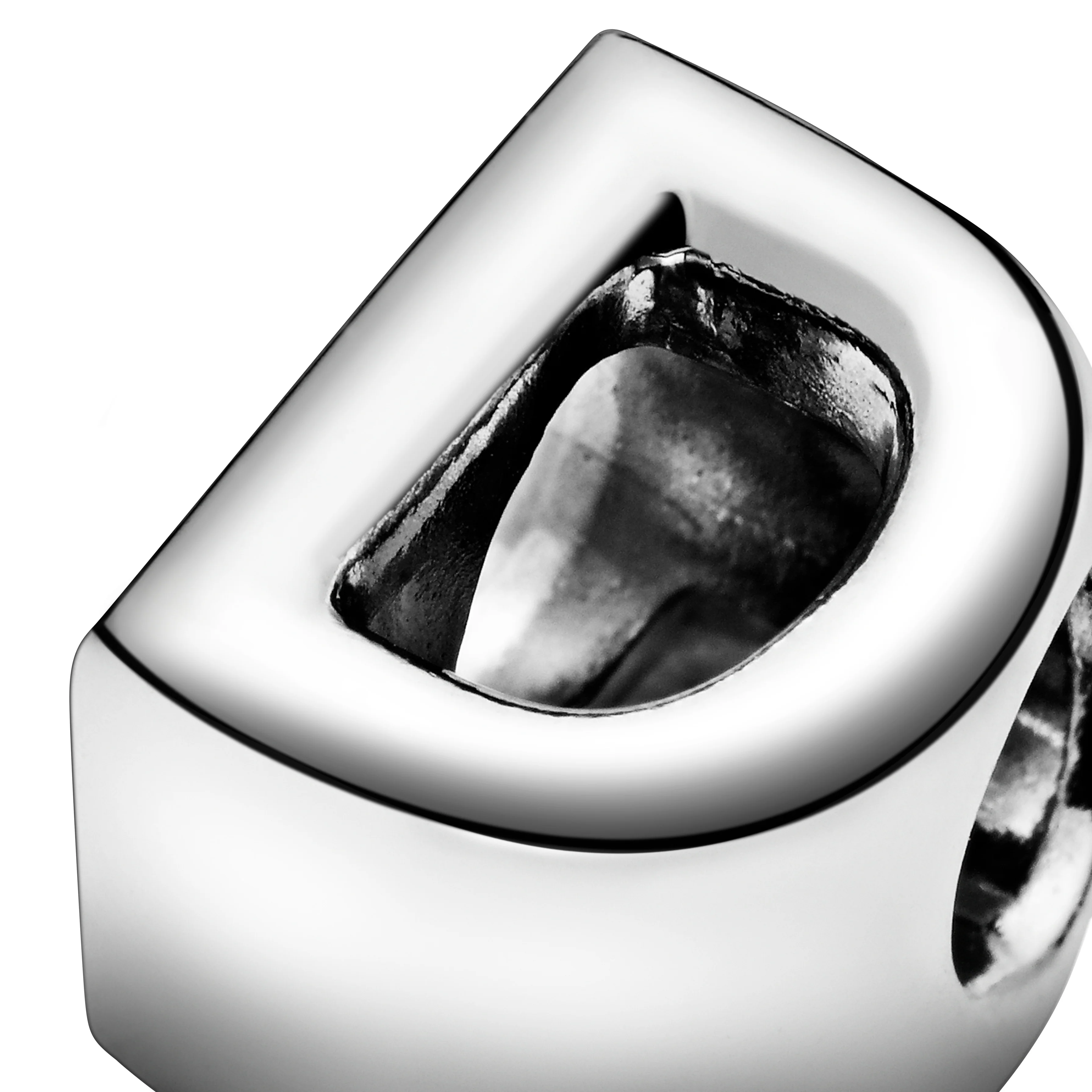 Letter D Silver Charm - Image 5