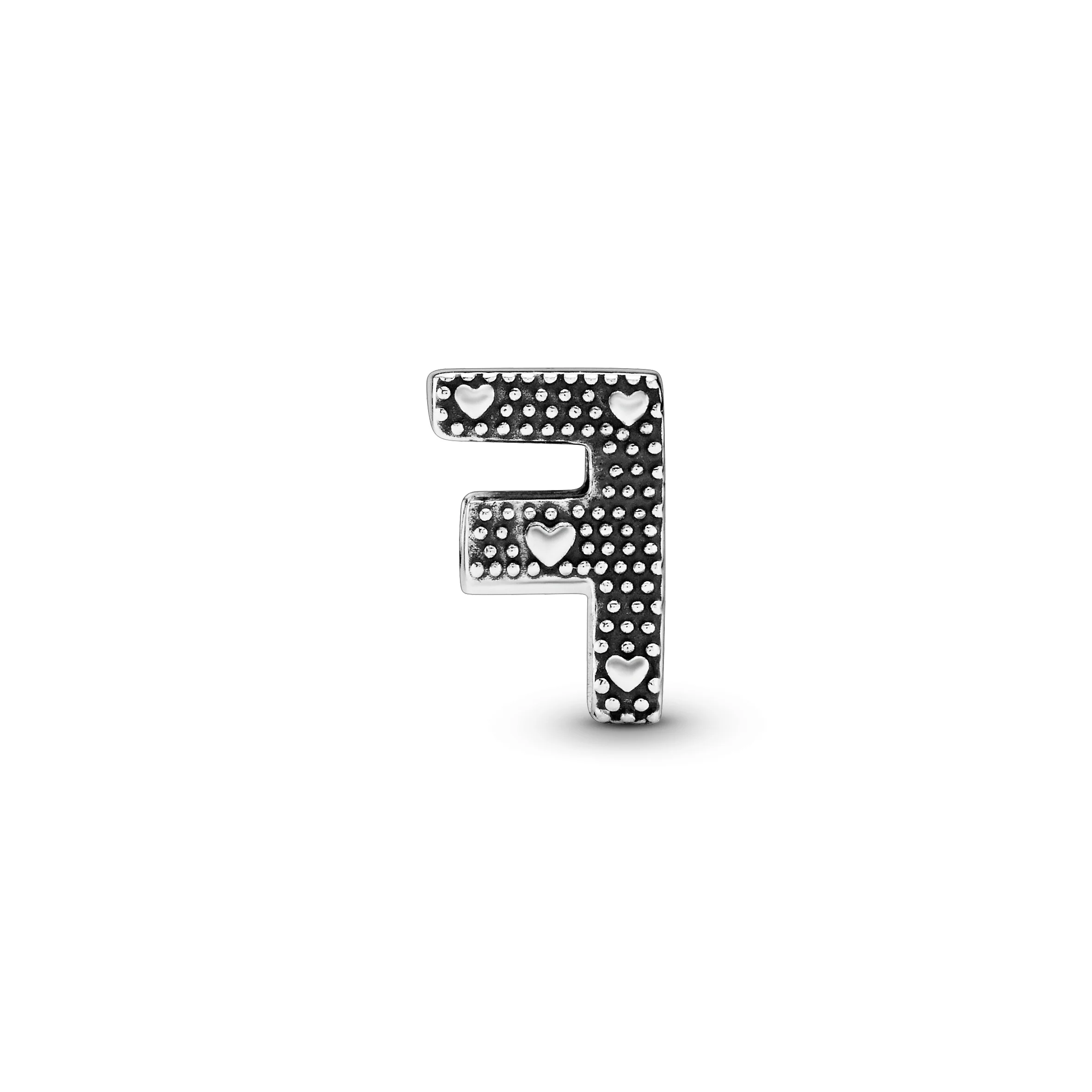 Letter F Silver Charm - Image 4