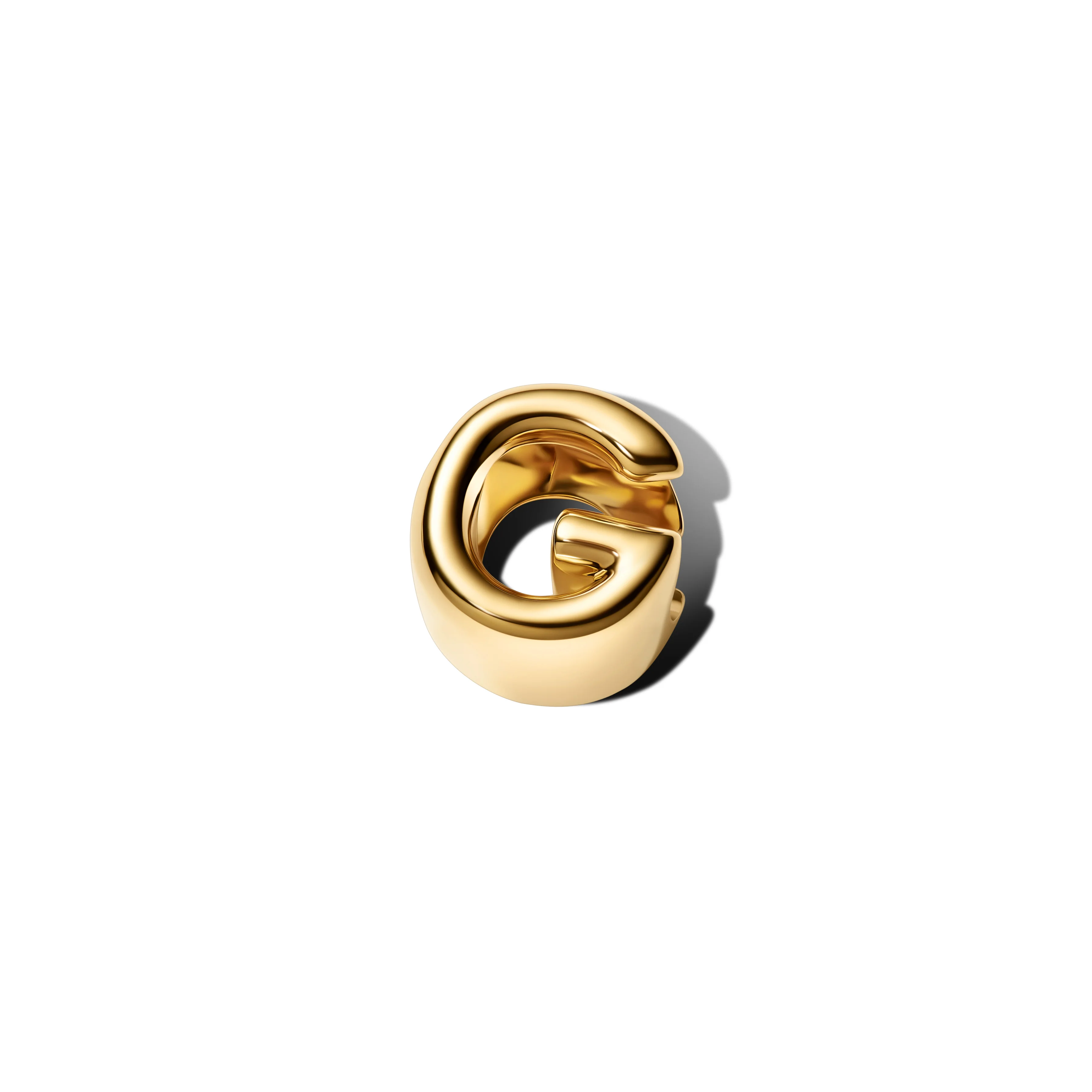 Letter G 14K Gold-Plated Charm - Image 3