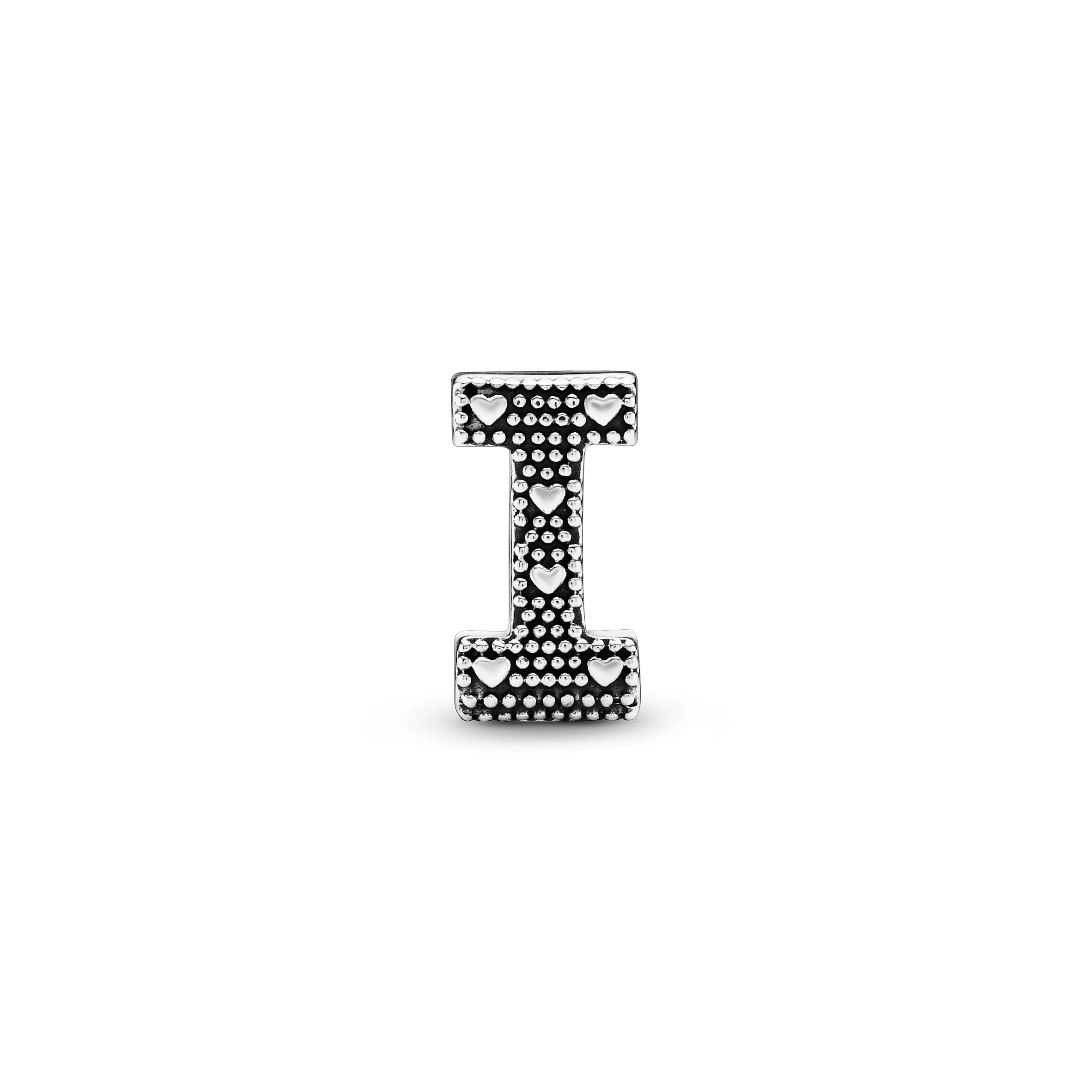 Letter I Silver Charm - Image 3