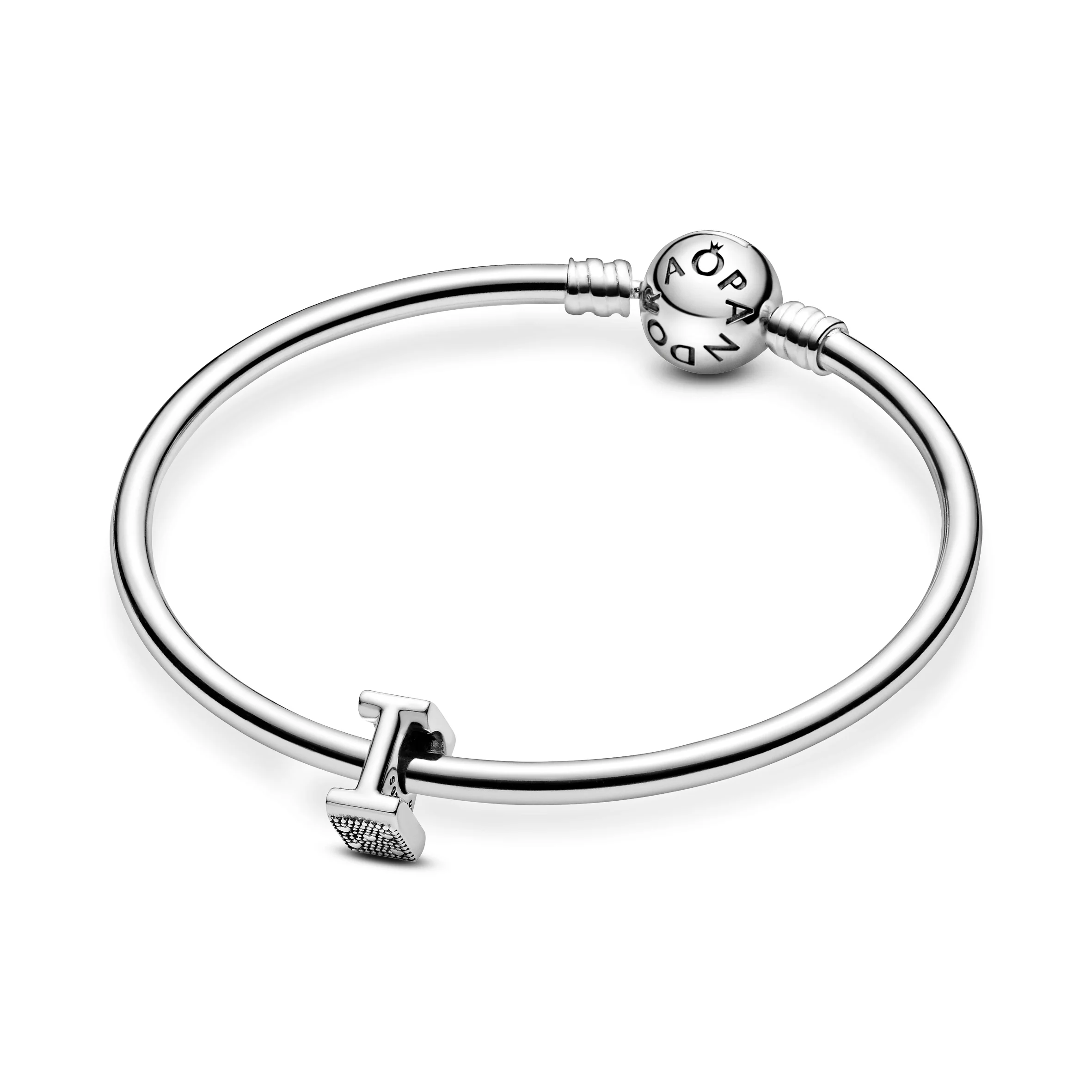 Letter I Silver Charm - Image 5