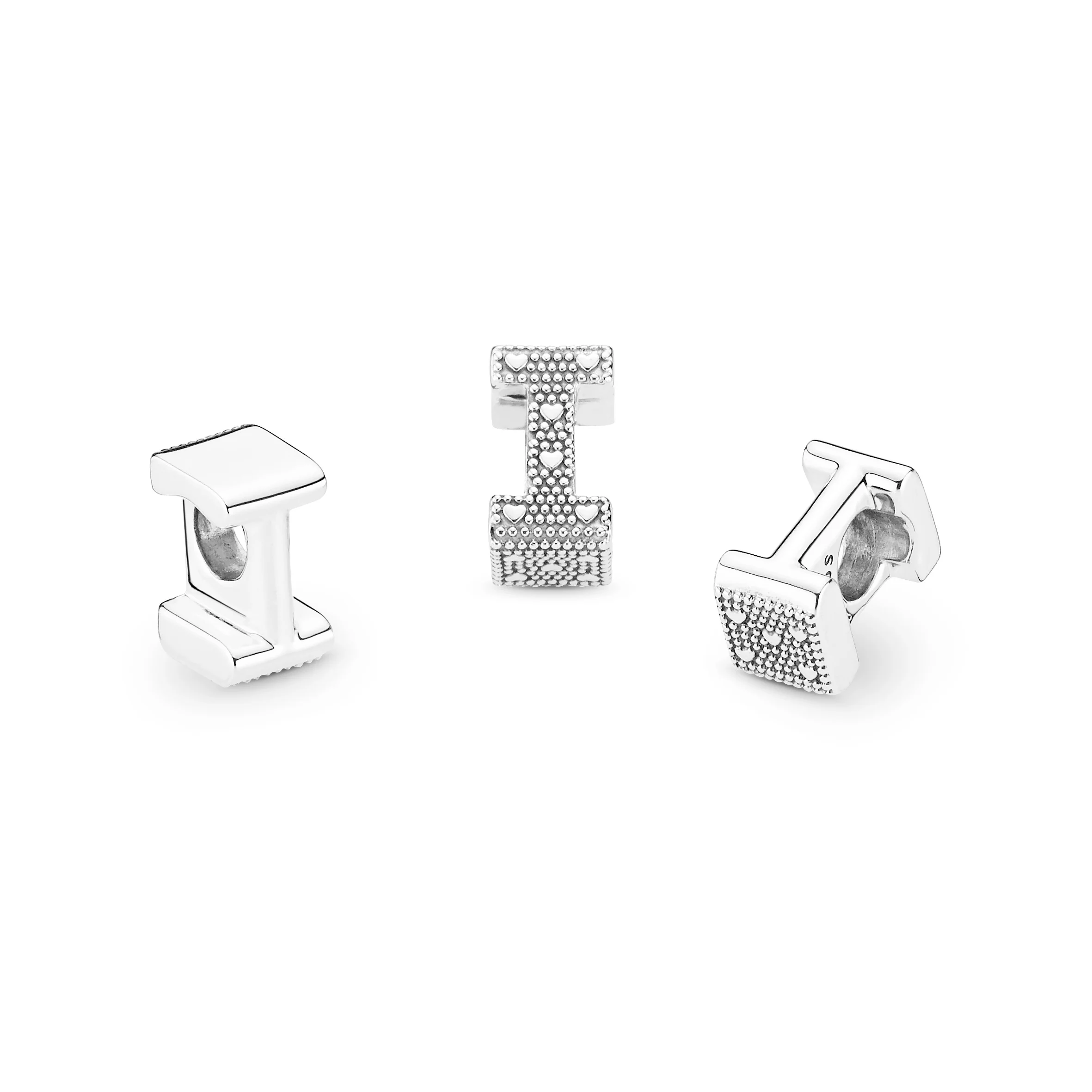 Letter I Silver Charm - Image 6