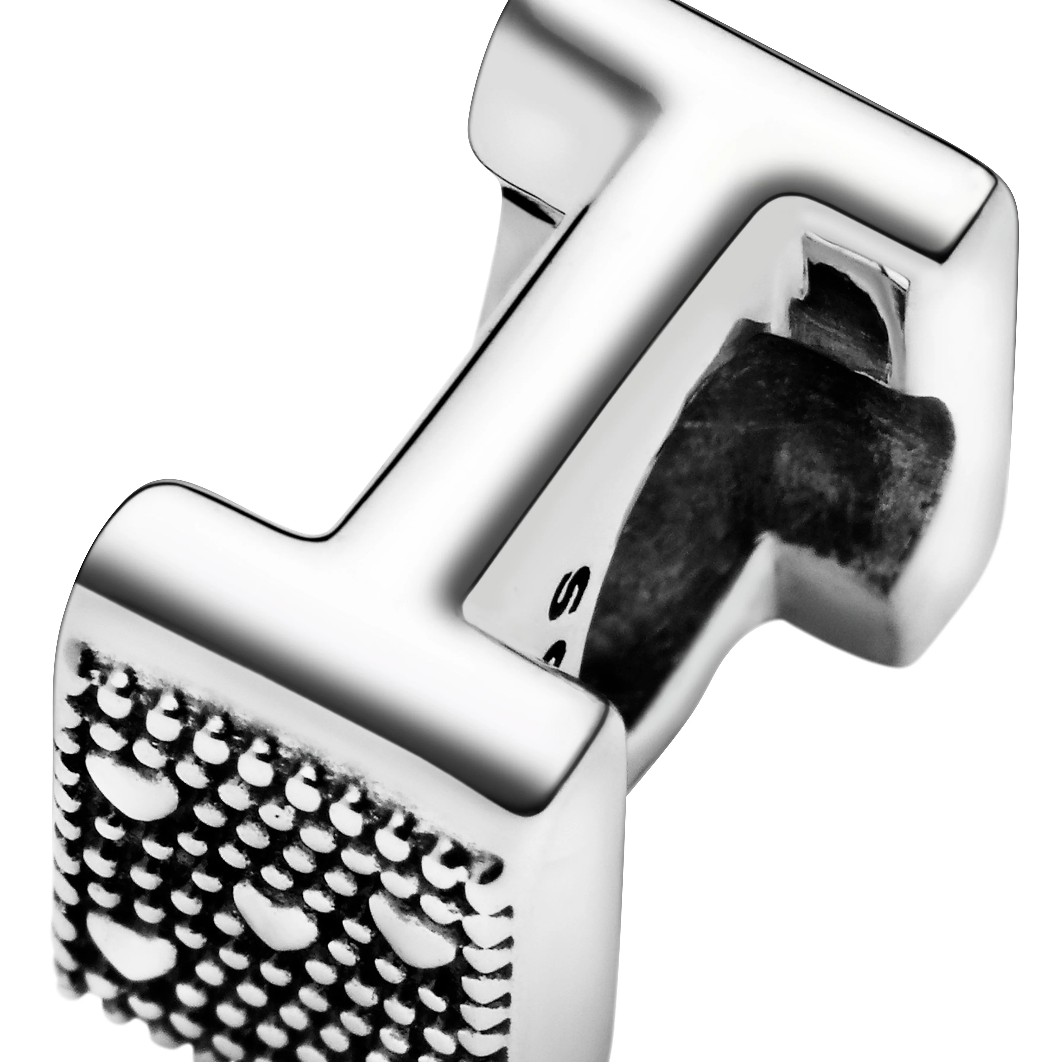 Letter I Silver Charm - Image 7