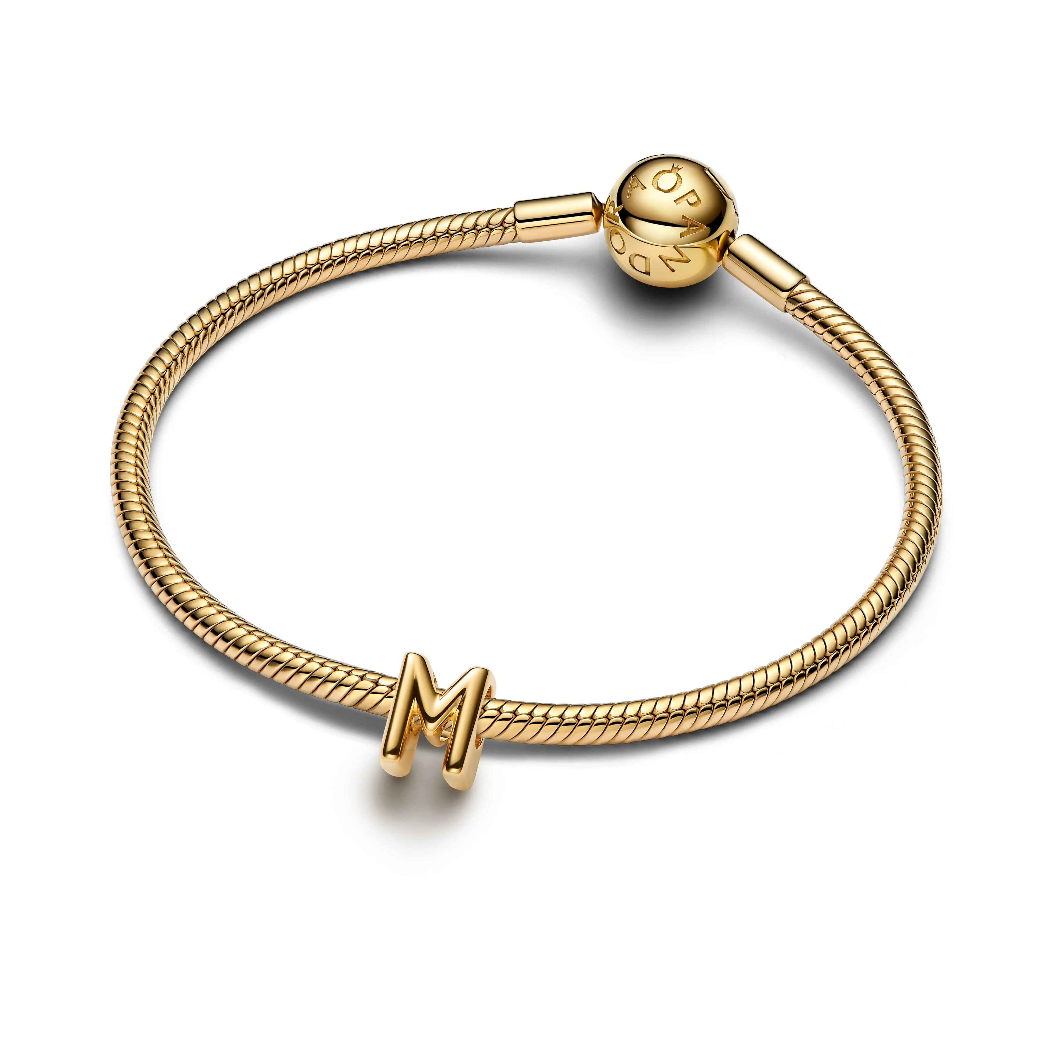 Letter M 14K Gold-Plated Charm - Image 4