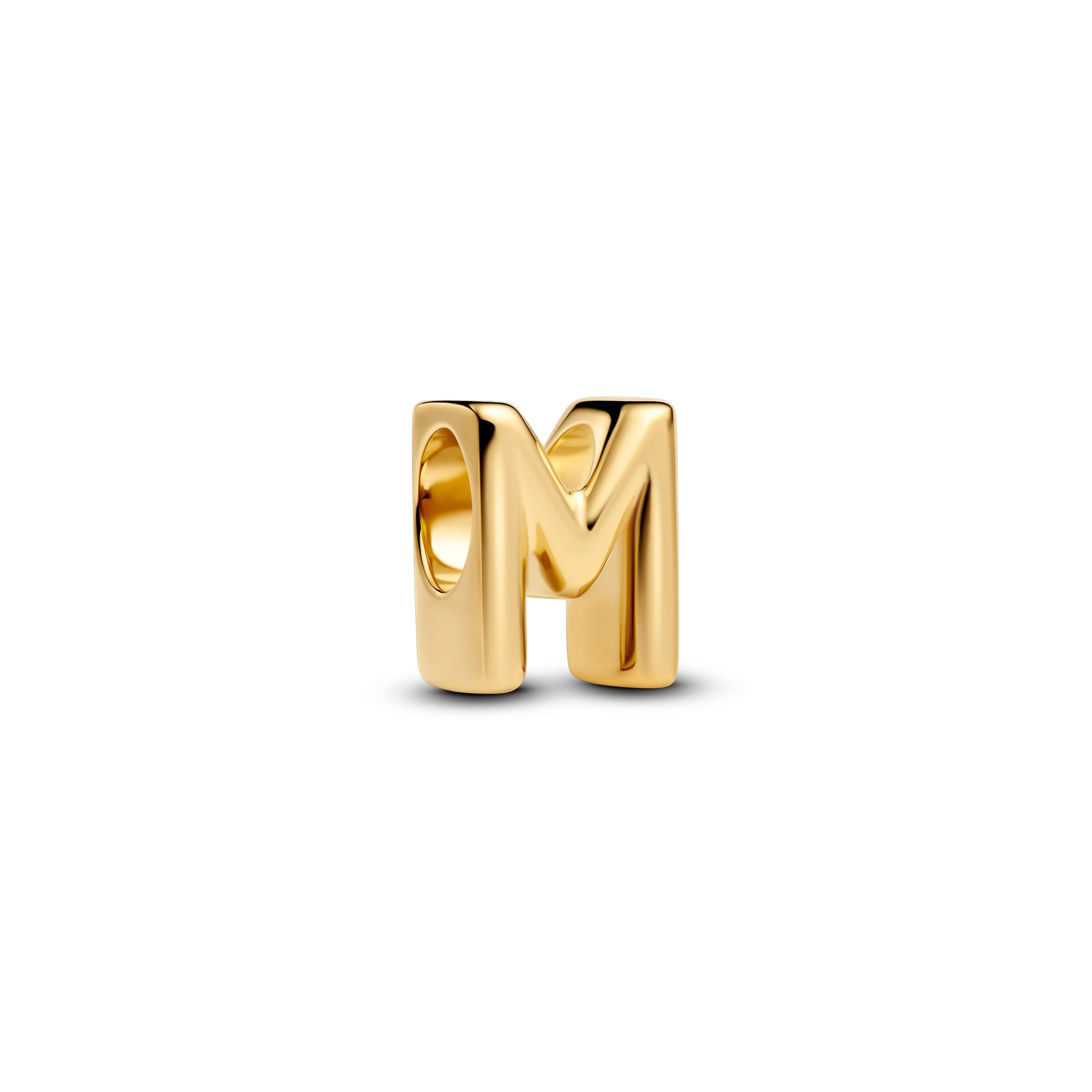 Letter M 14K Gold-Plated Charm - Image 5