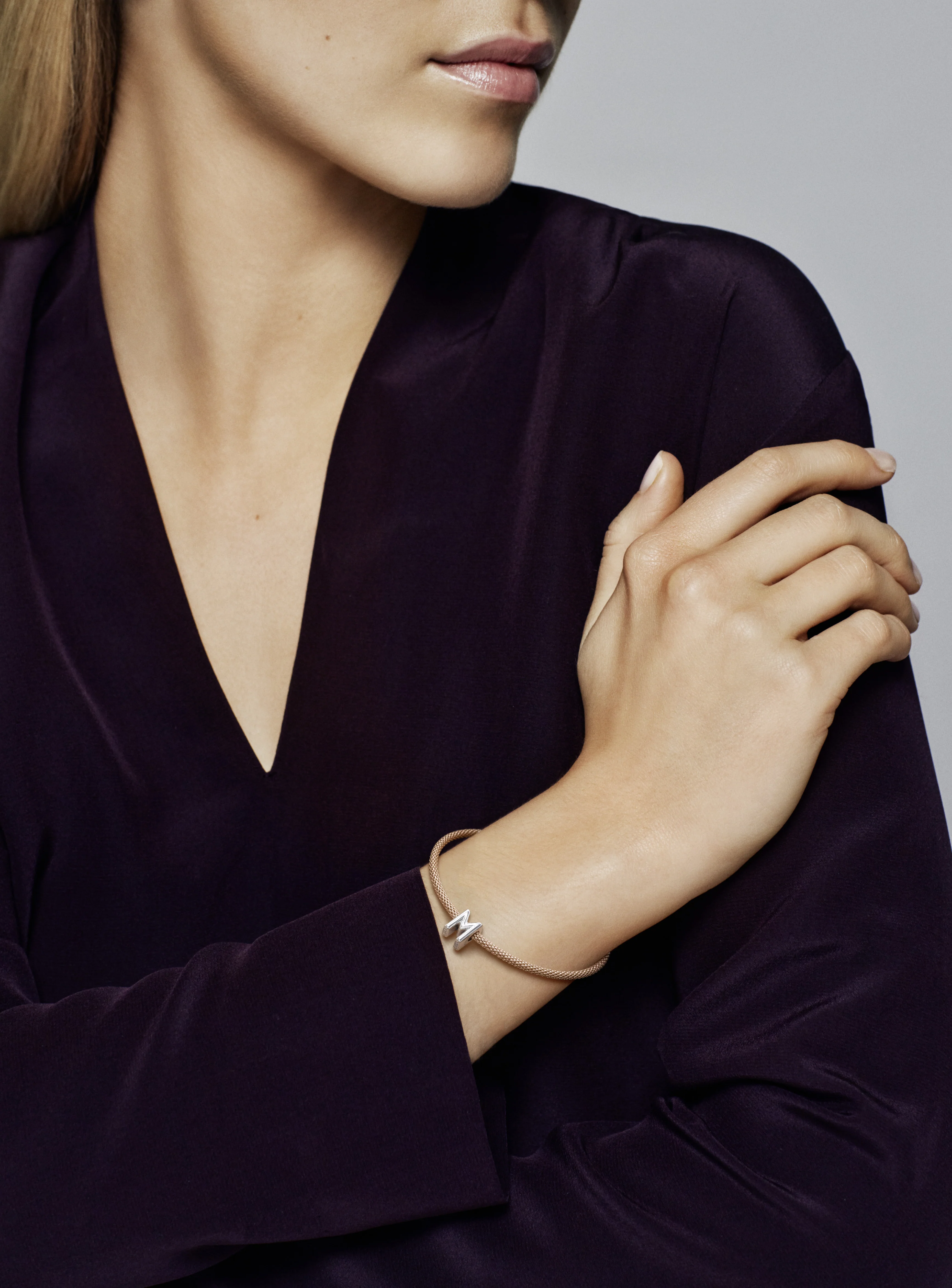 Letter M Silver Charm - Image 2