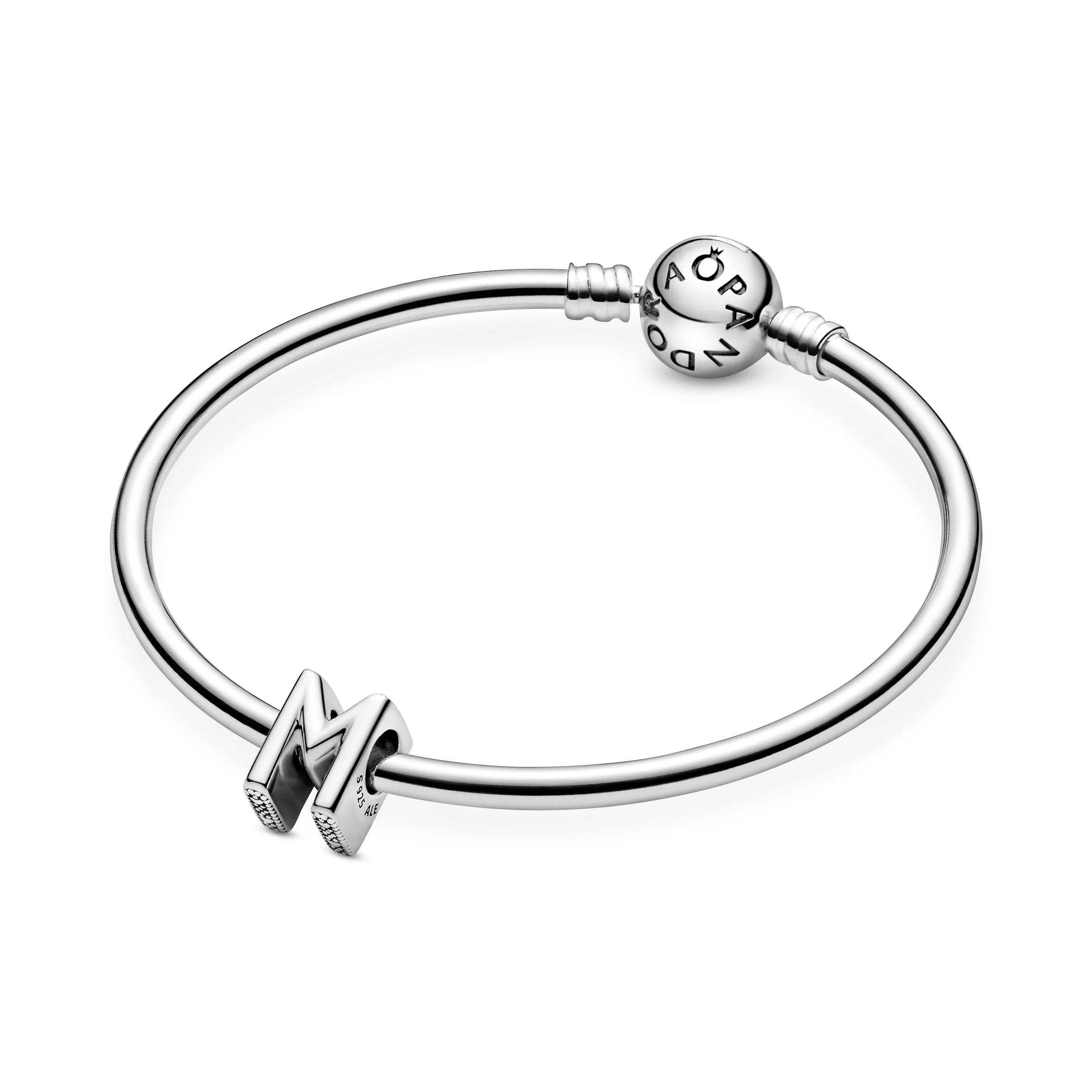 Letter M Silver Charm - Image 4