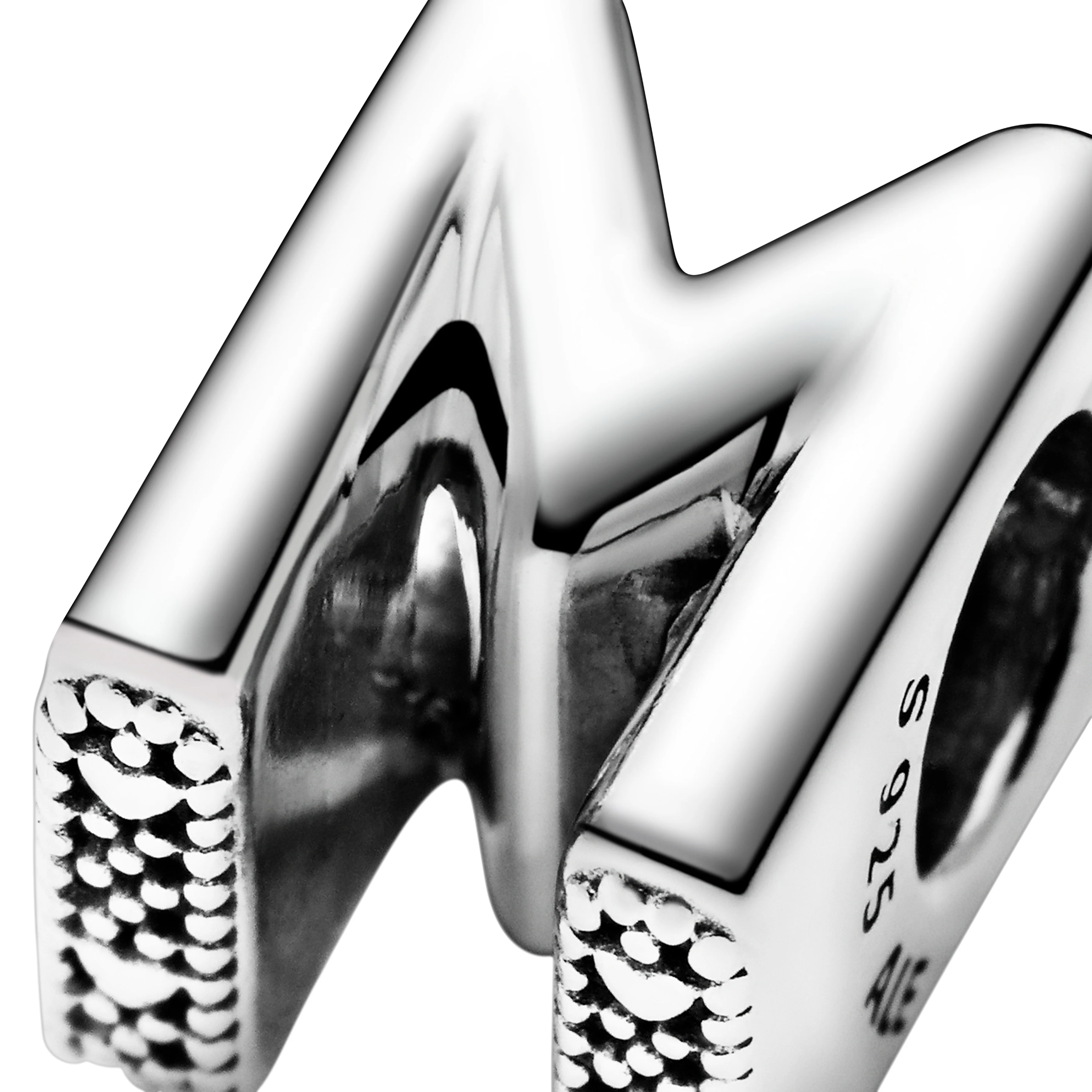 Letter M Silver Charm - Image 6