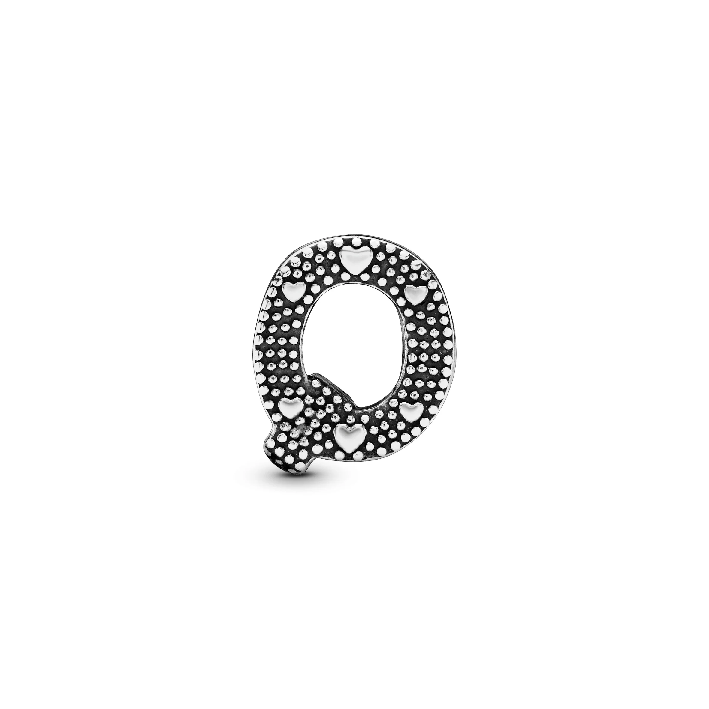 Letter Q Silver Charm - Image 3