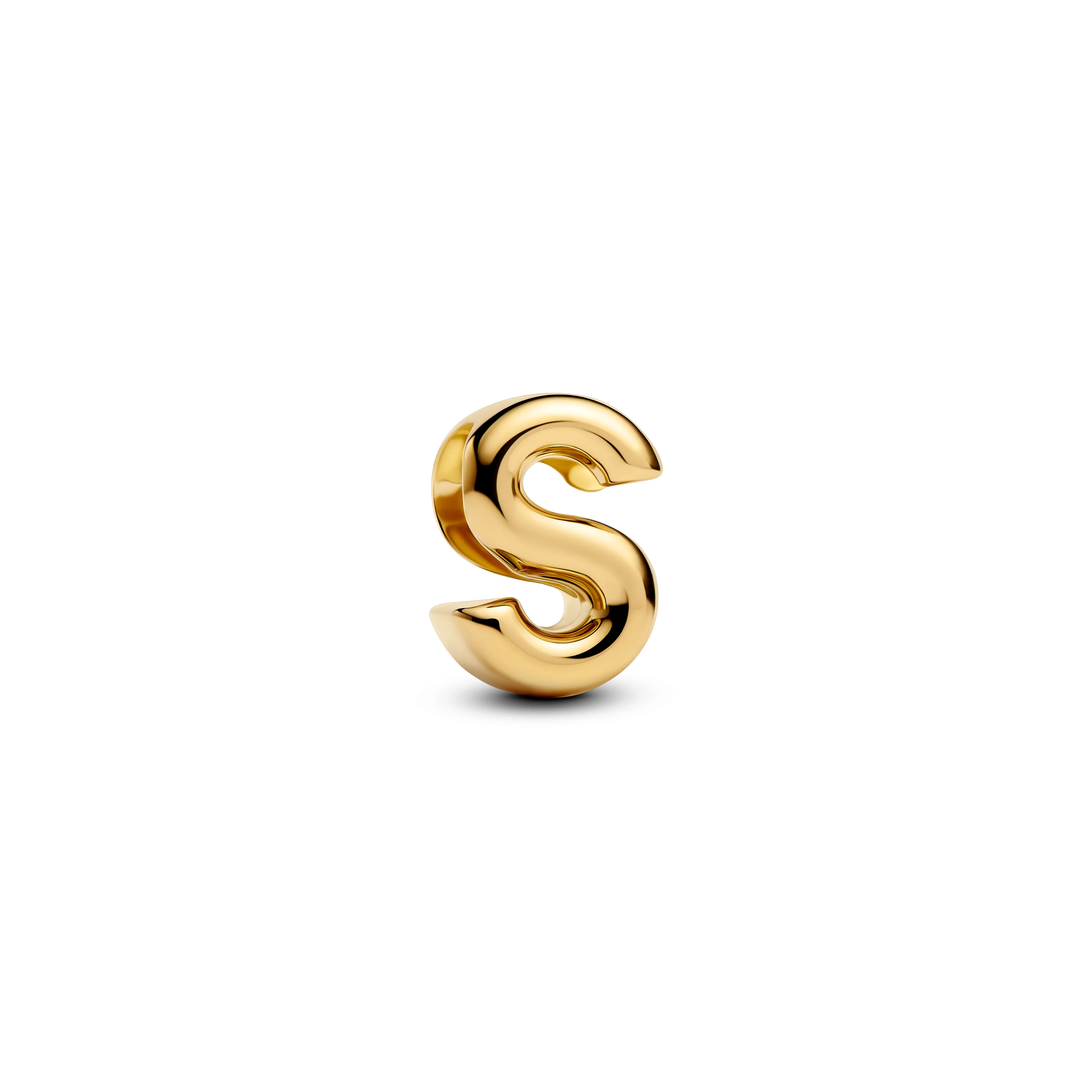 Letter S 14K Gold-Plated Charm - Image 4