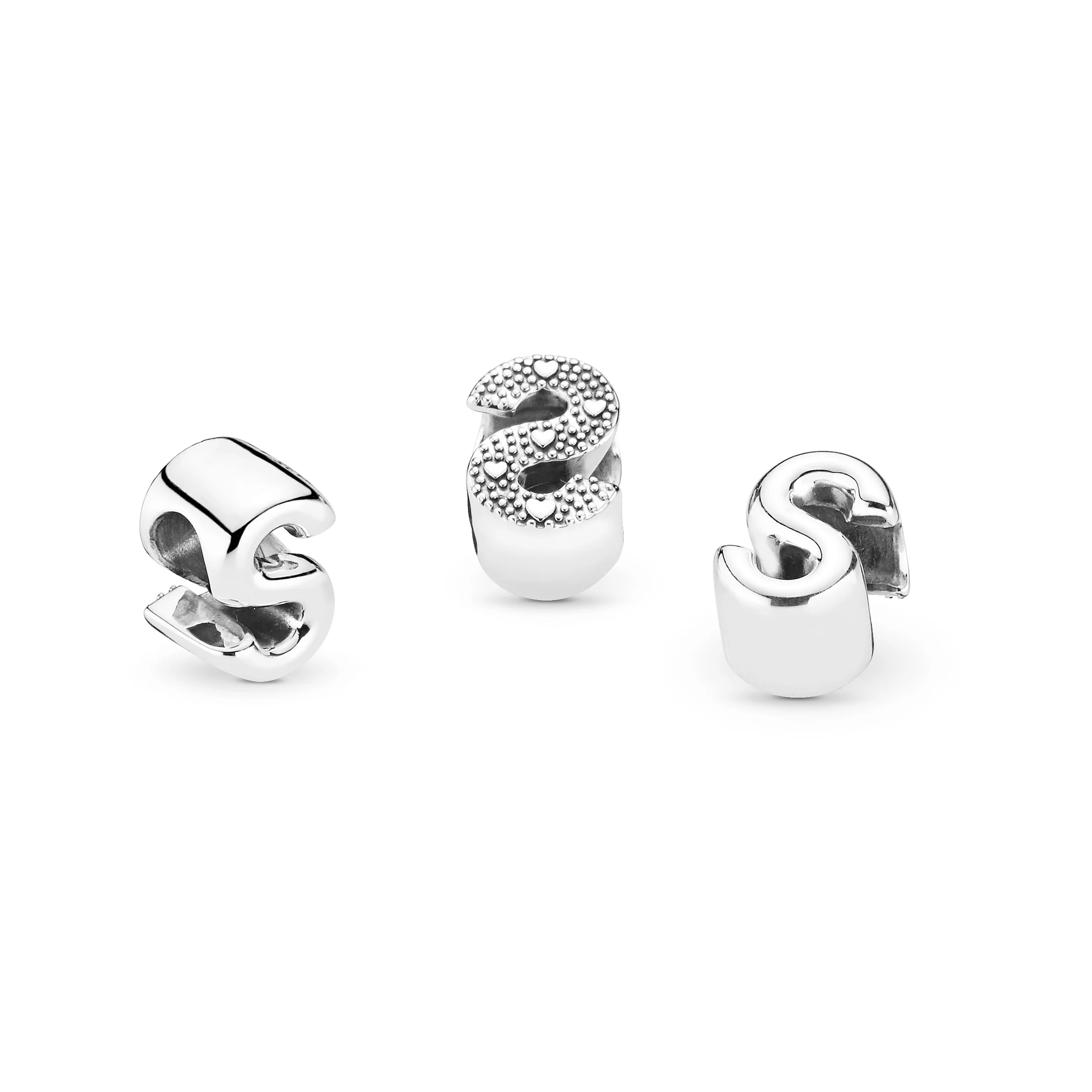 Letter S Silver Charm - Image 4