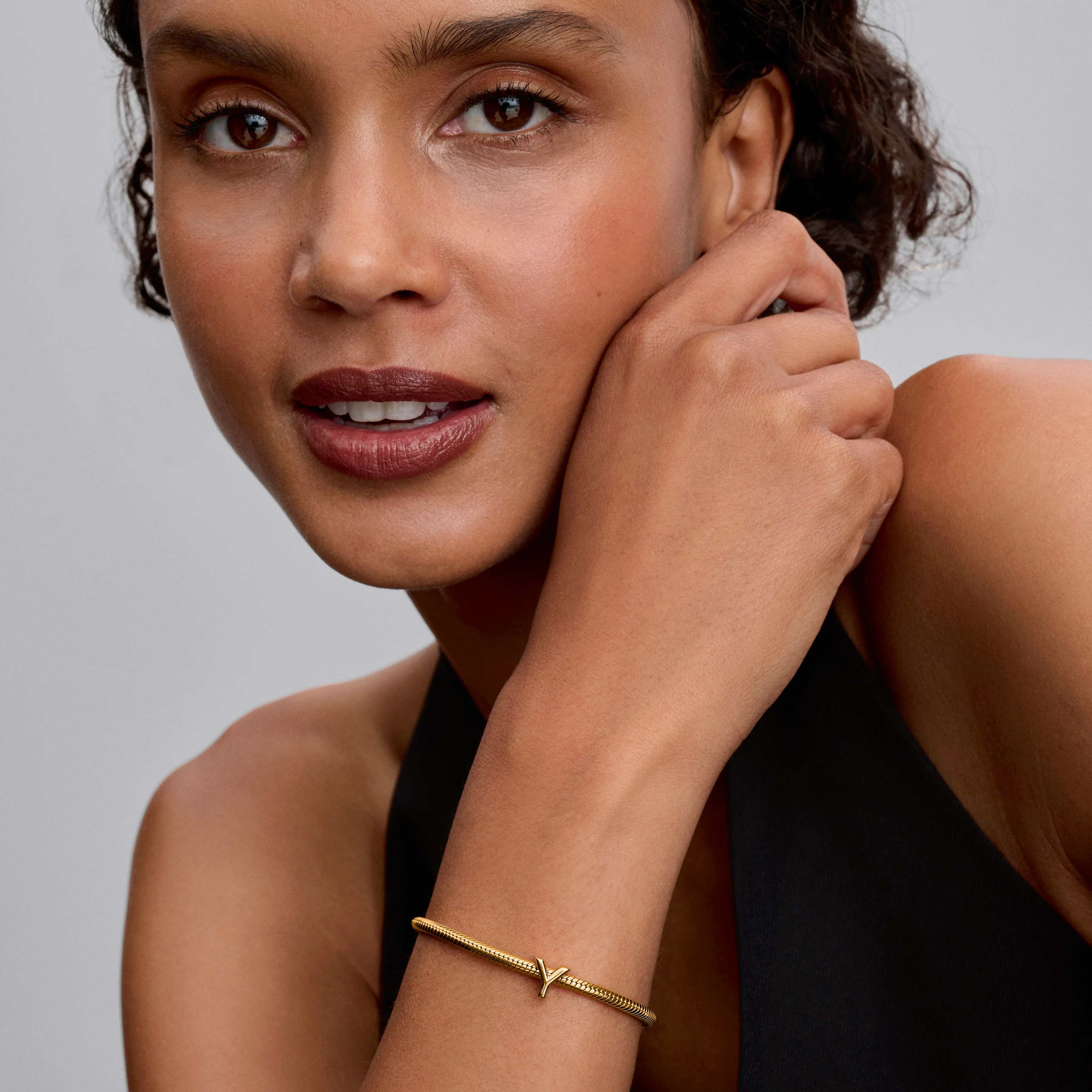 Letter Y 14K Gold-Plated Charm - Image 2