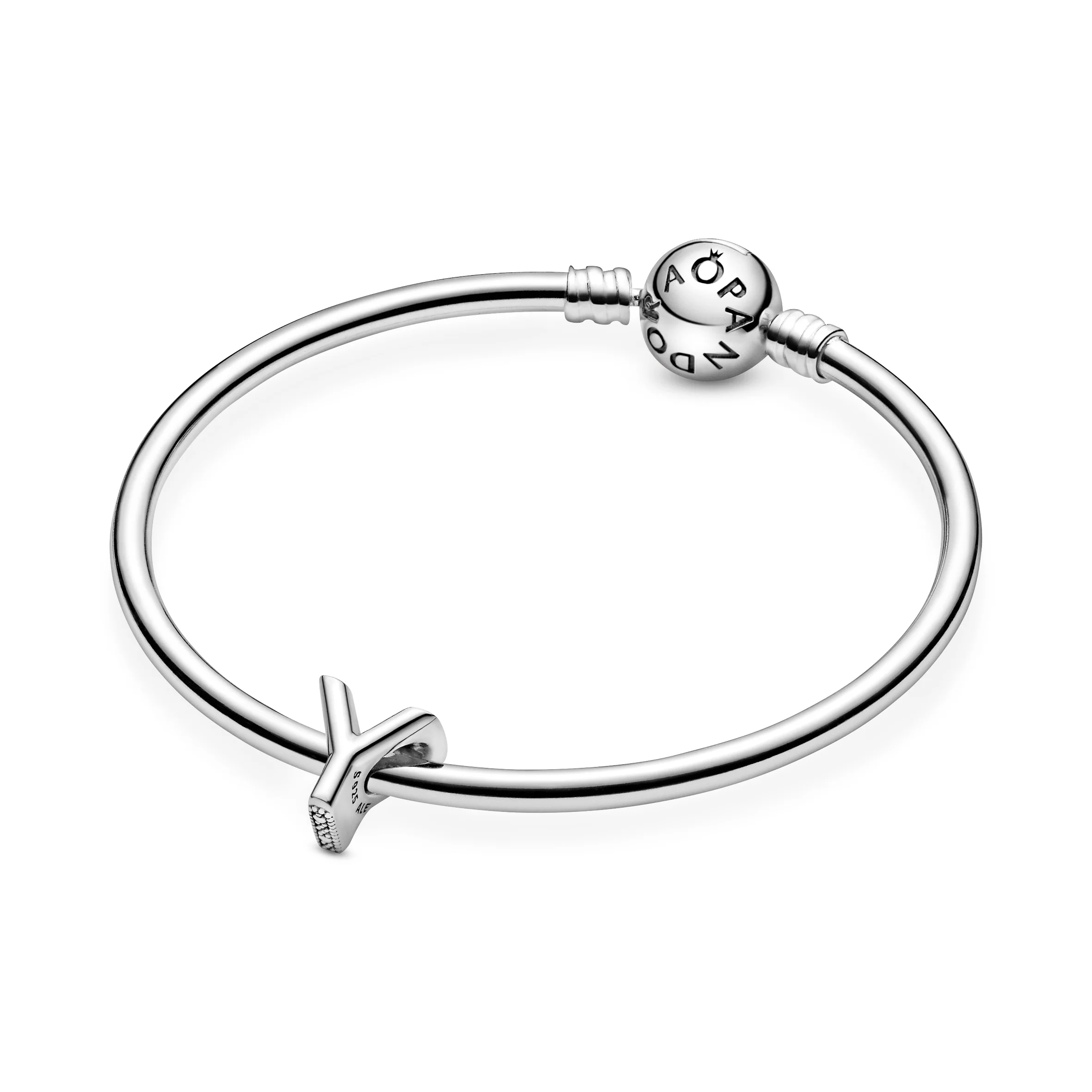 Letter Y Silver Charm - Image 4