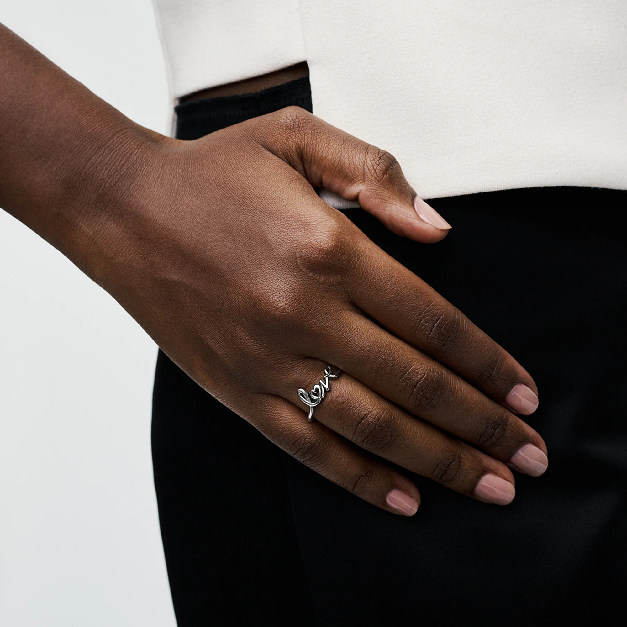 Love Sterling Silver Ring - Image 3