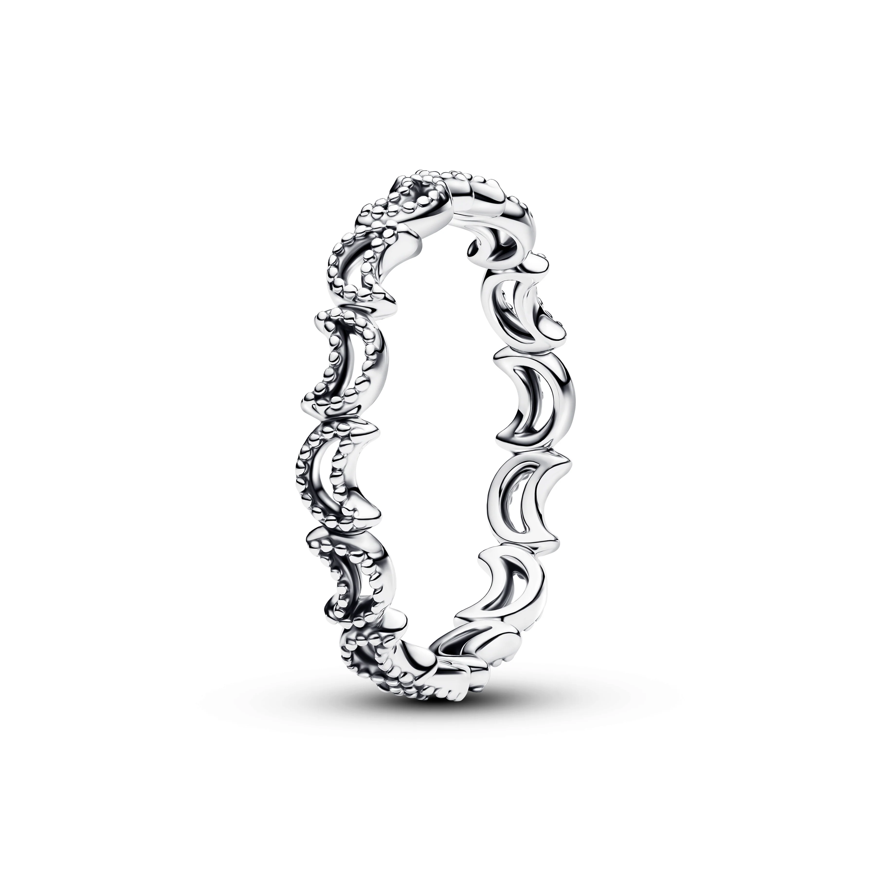 Moon Sterling Silver Ring - Image 3