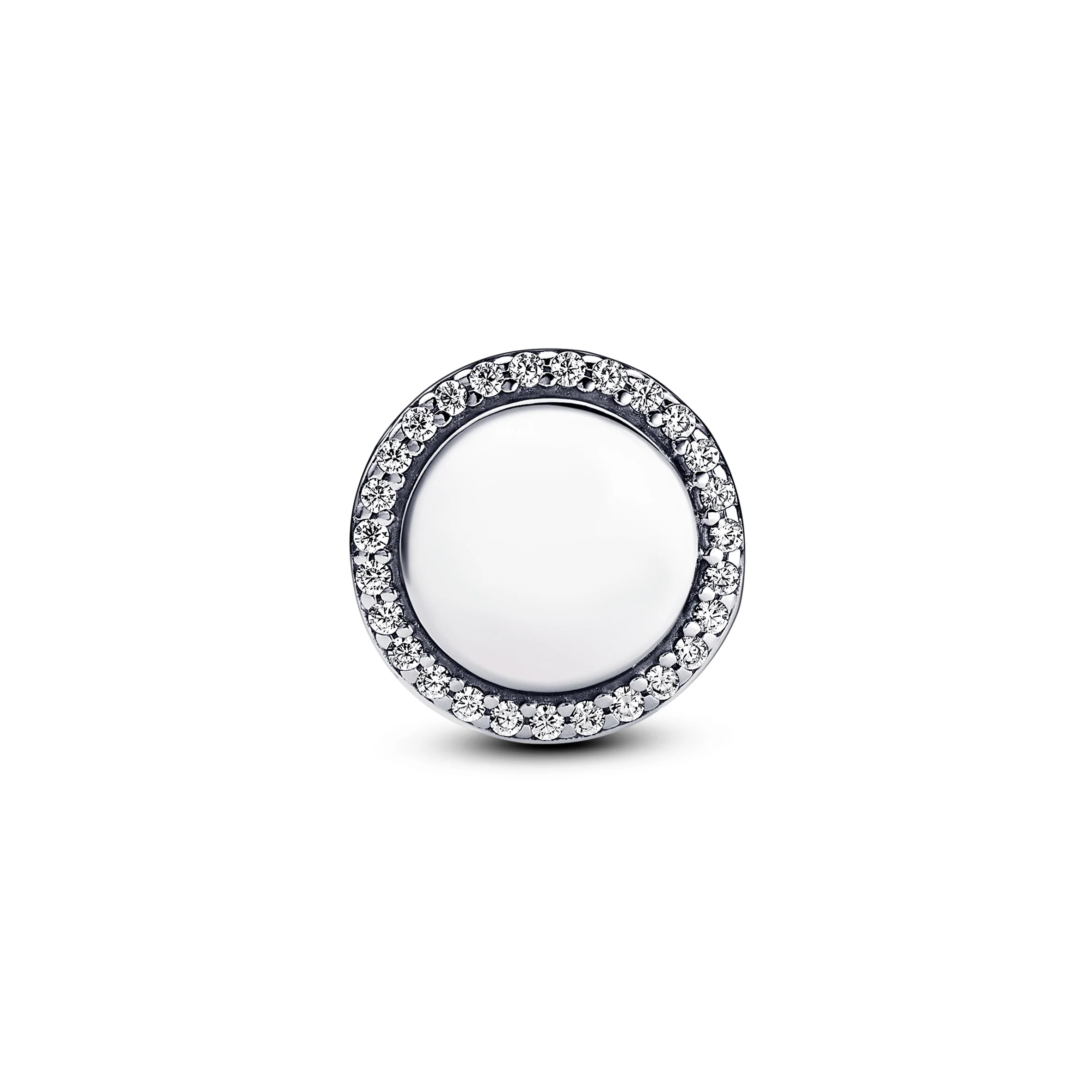 Portuguese Guitar Sterling Silver Charm With Clear Cubic Zirconia, Black And Brown Enamel - Image 2