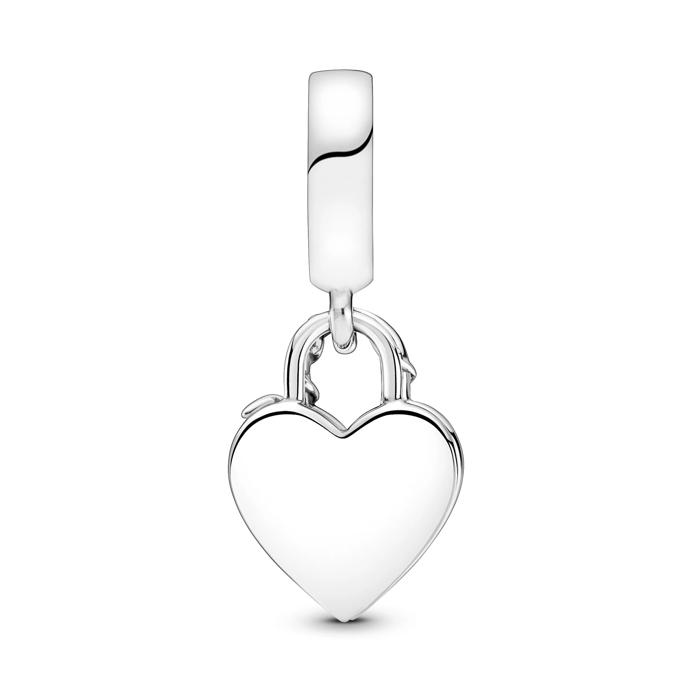 Rose Heart Sterling Silver Double Dangle - Image 6
