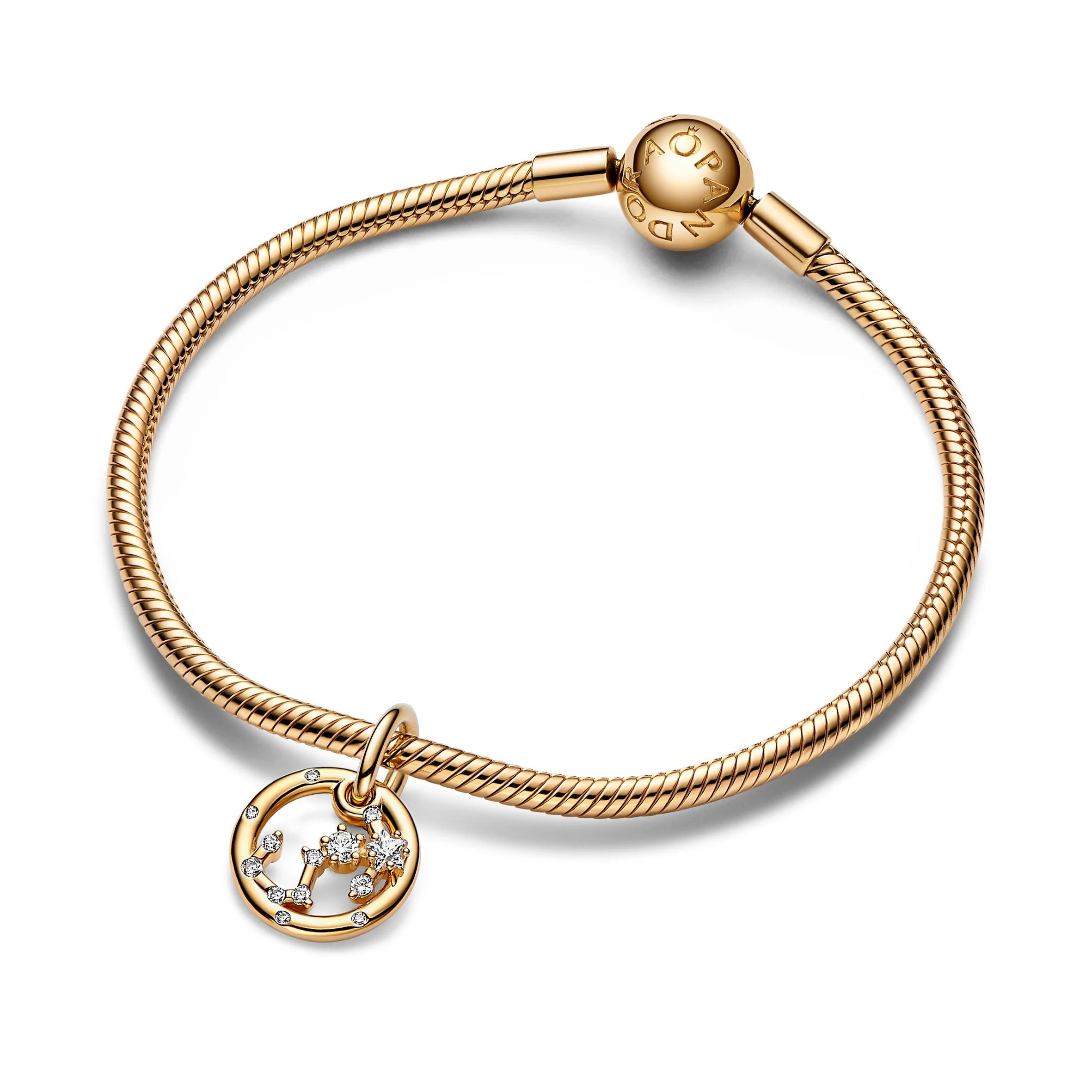 Scorpio Zodiac 14K Gold-Plated Dangle With Clear Cubic Zirconia - Image 5