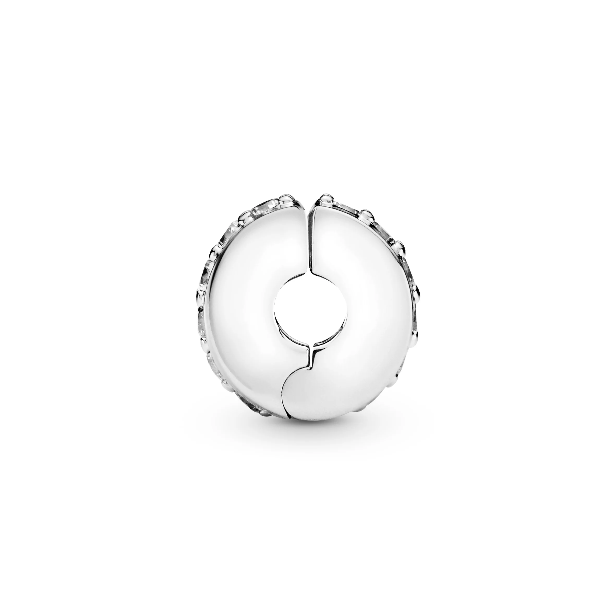 Silver Clip With Clear Cubic Zirconia - Image 5