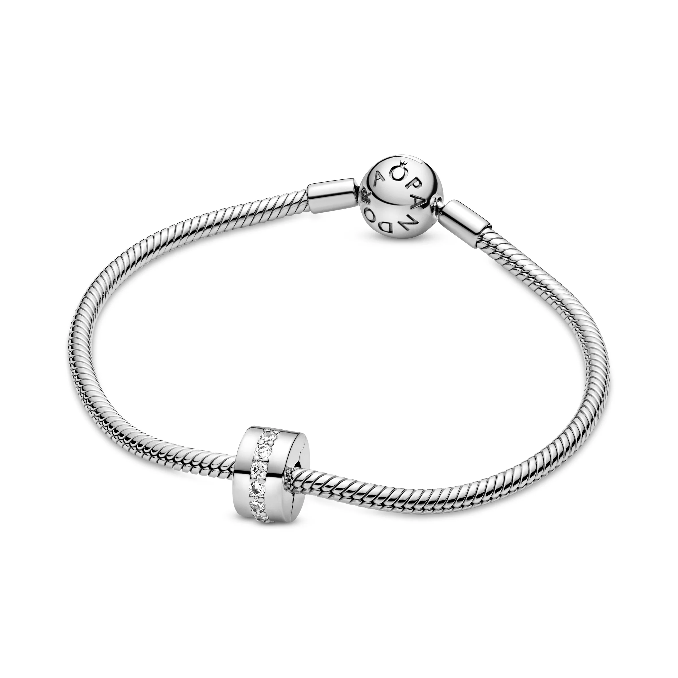 Silver Clip With Clear Cubic Zirconia - Image 6