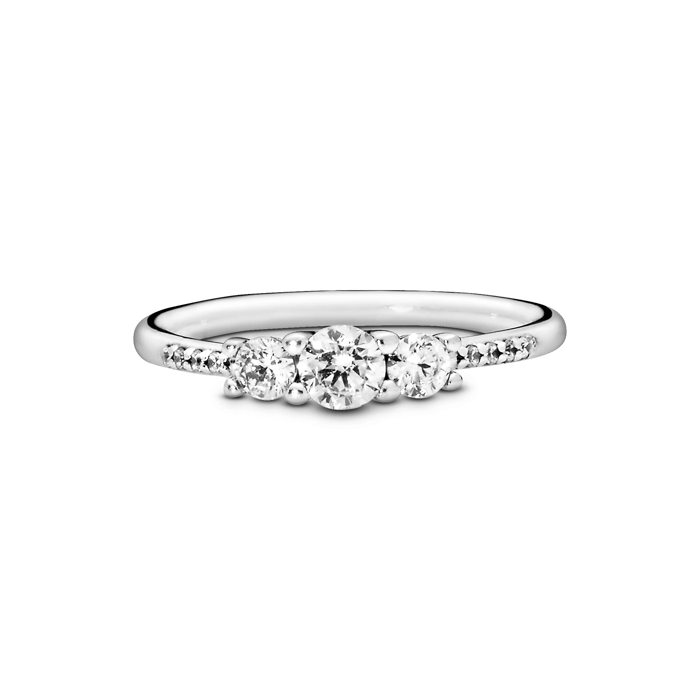 Silver Ring With Clear Cubic Zirconia - Image 3